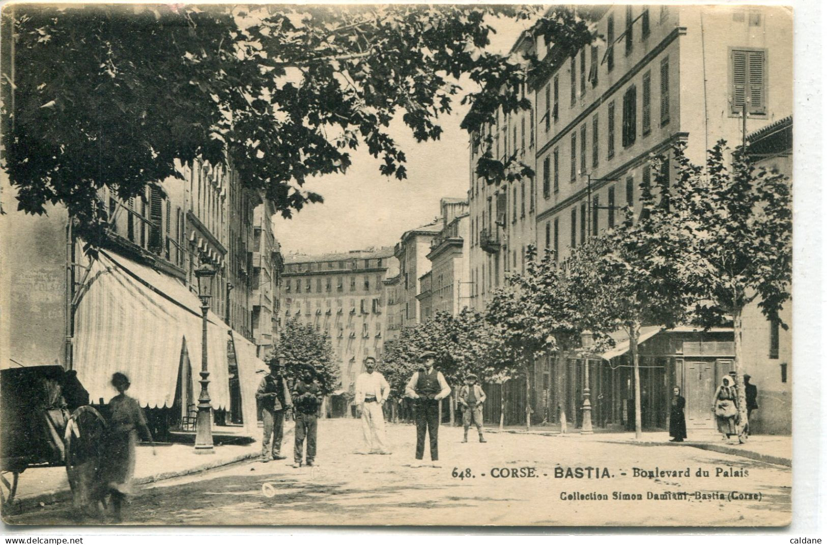 -2B-CORSE- BASTIA - Boulevard Du Palais - Bastia