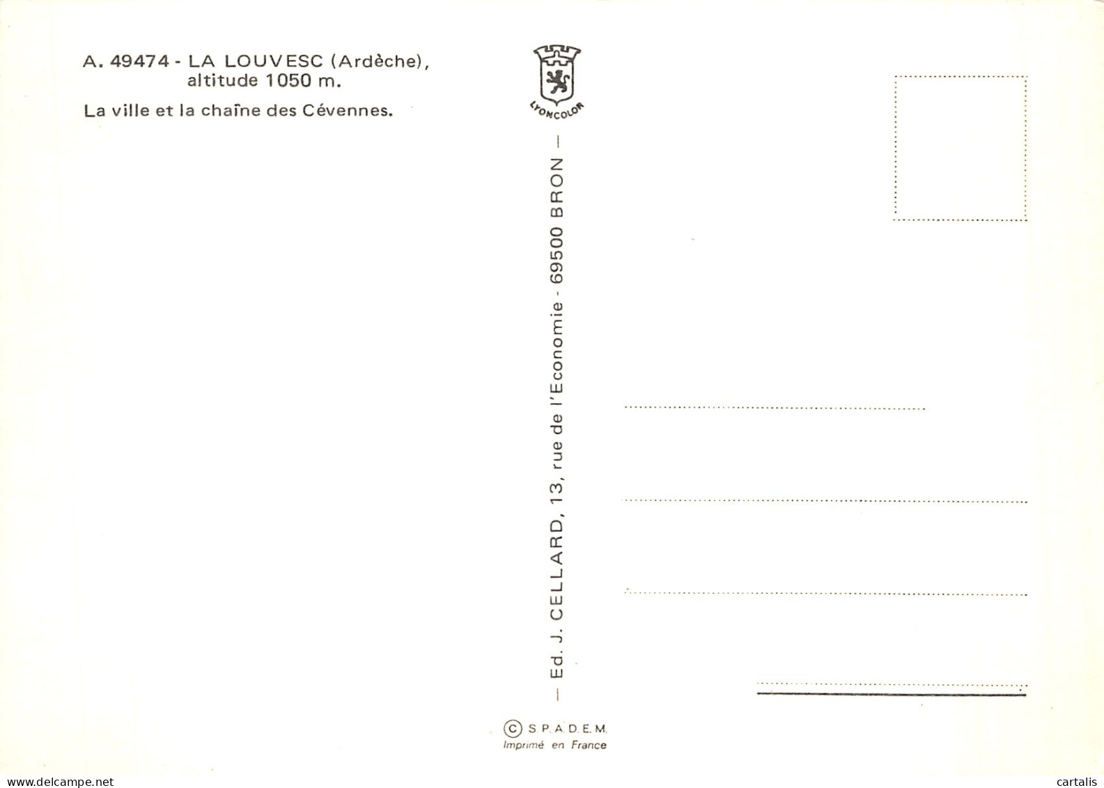 07-LA LOUVESC-N° 4457-A/0117 - La Louvesc