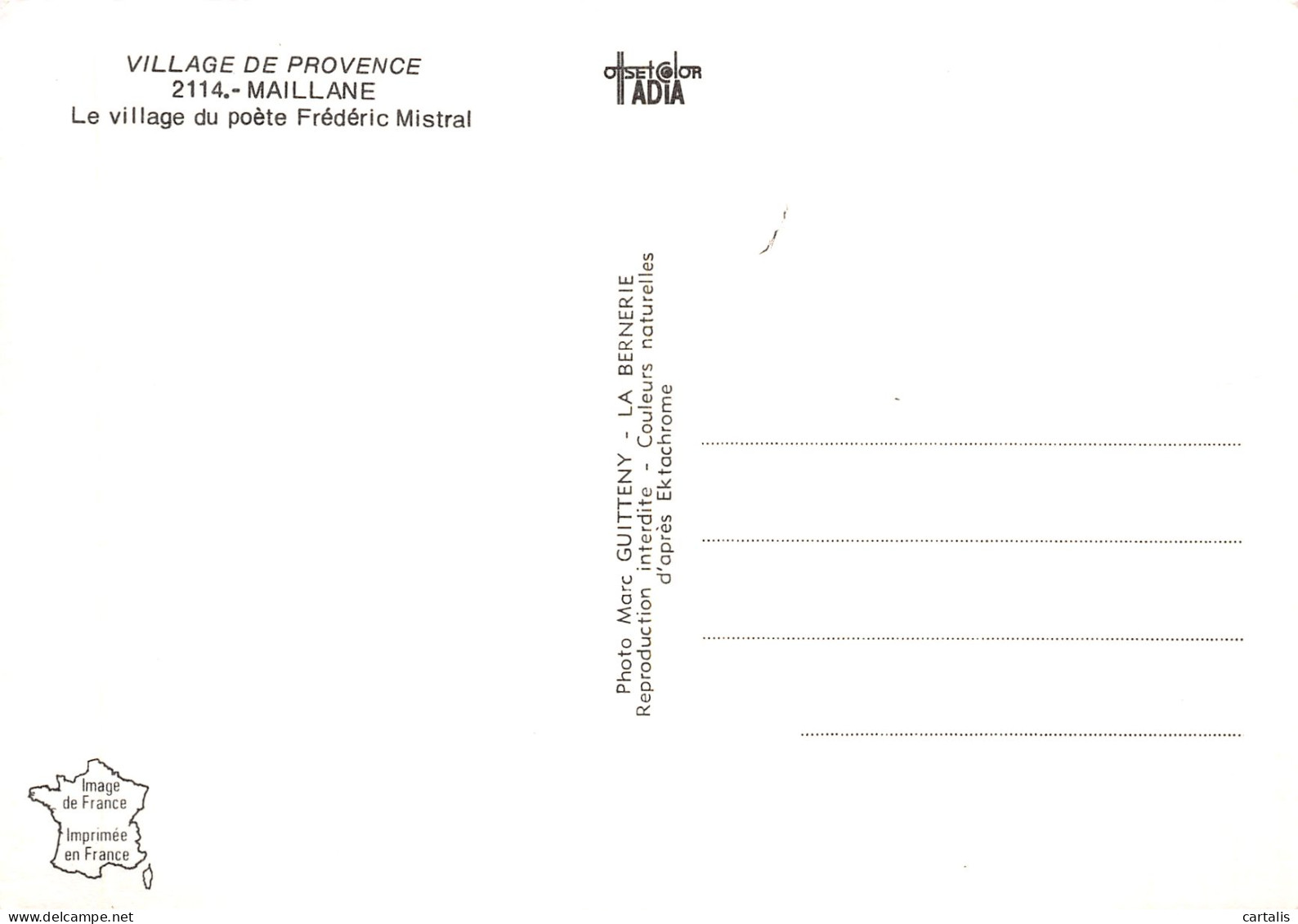 13-MAILLANE-N° 4456-D/0195 - Sonstige & Ohne Zuordnung