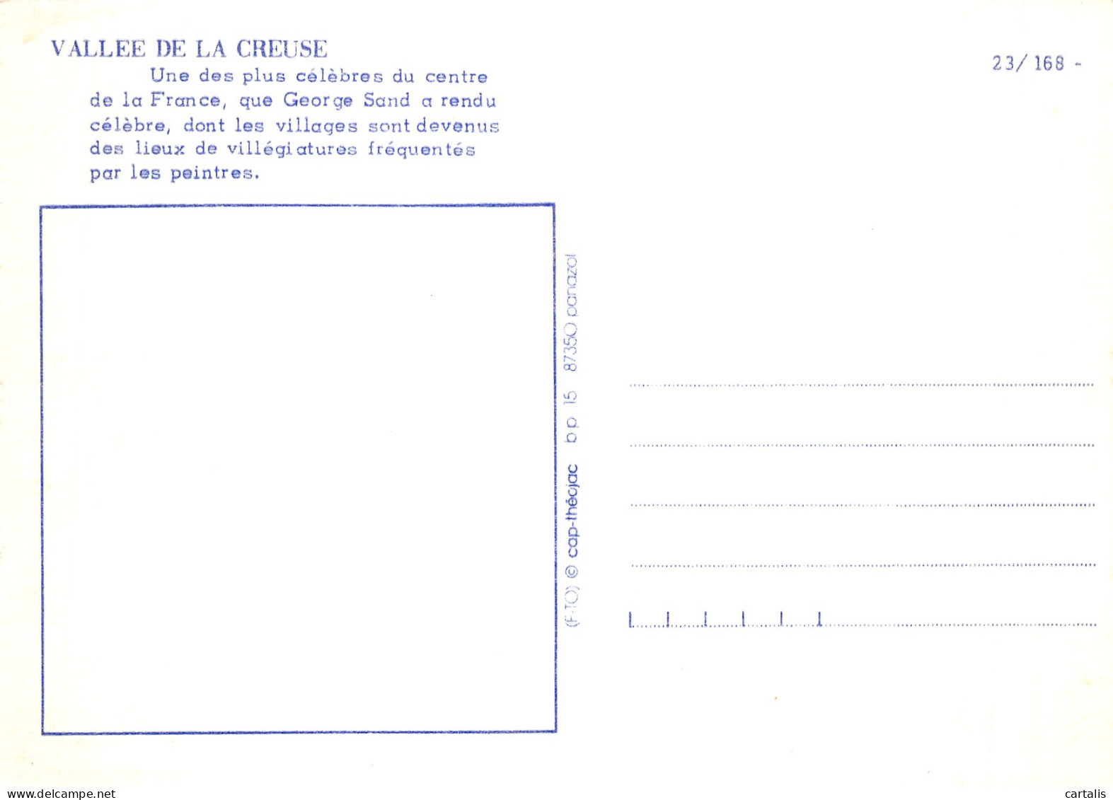 23-VALLEE DE LA CREUSE-N° 4456-D/0033 - Otros & Sin Clasificación