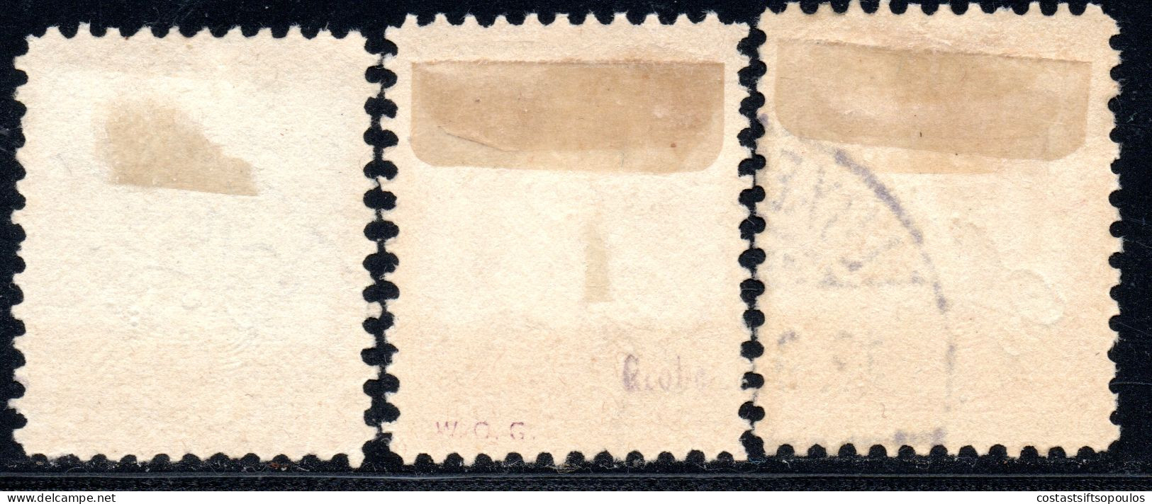 2994.1908-1919 OFFICIAL 30c,1 FR.2.5 FR LOT - Oficiales