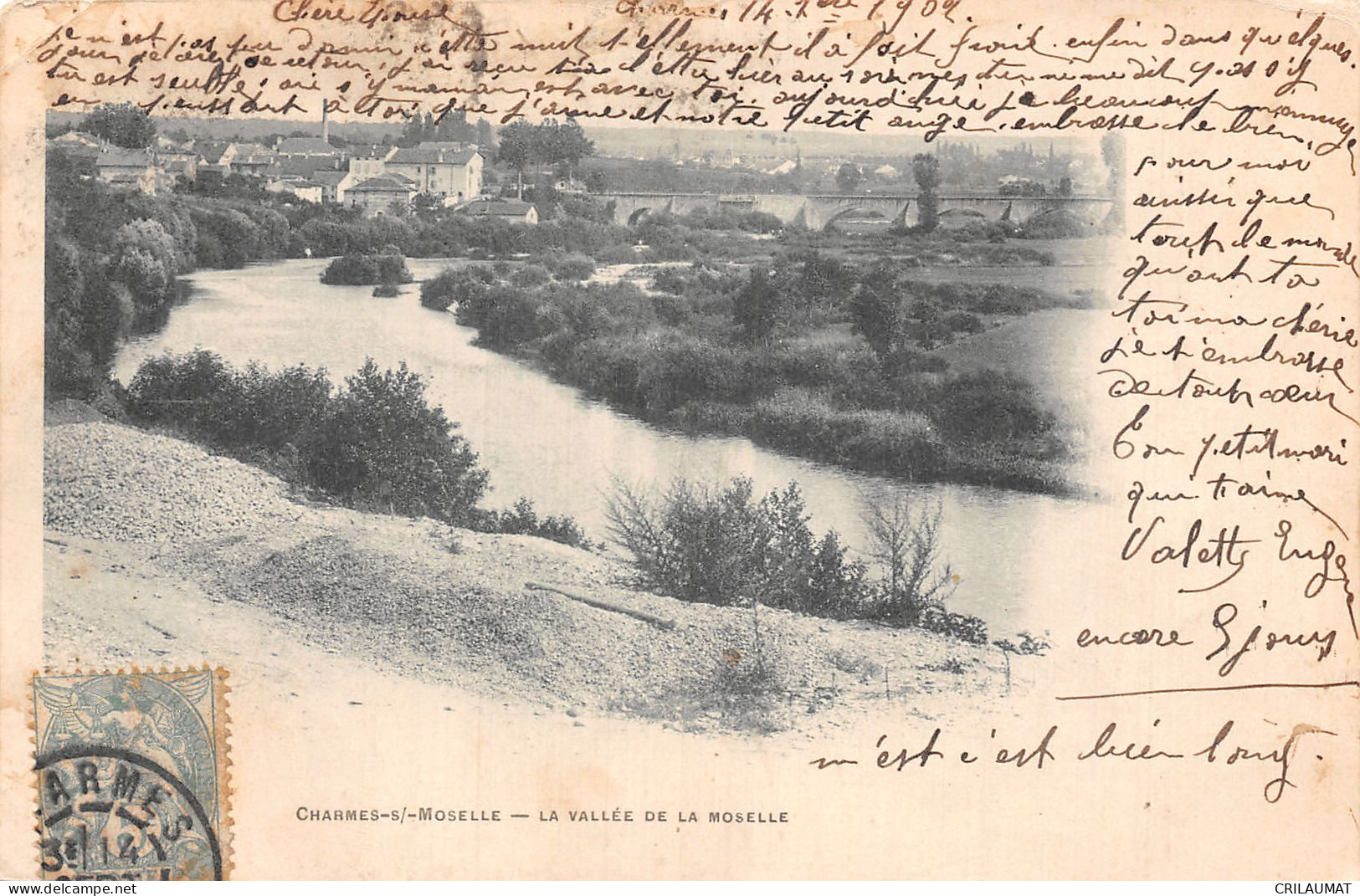 88-CHARMES SUR MOSELLE-N°T5087-G/0139 - Charmes