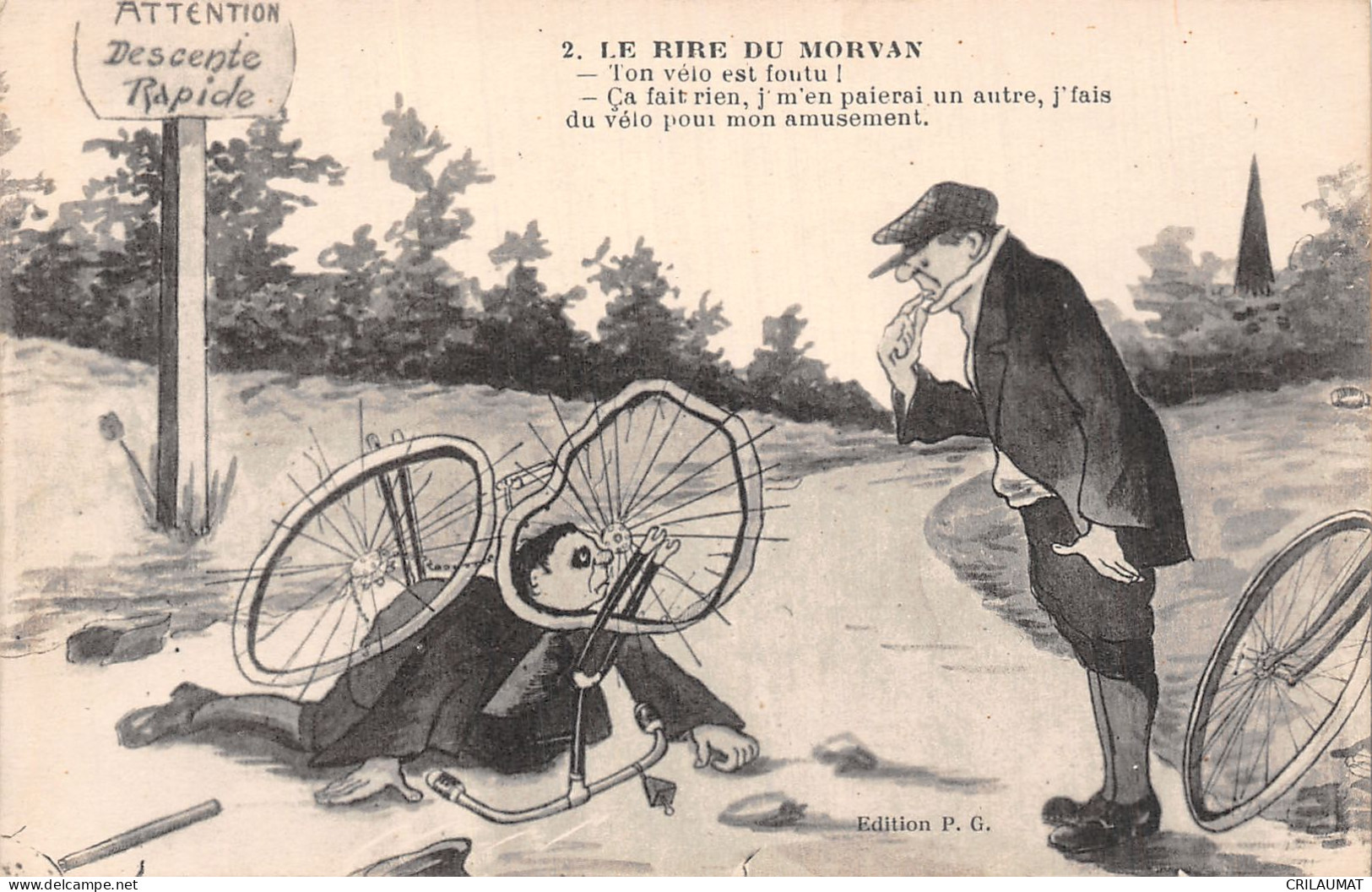 58-LE MORVAN FOLKLORE LE VELO-N°T5087-F/0175 - Sonstige & Ohne Zuordnung