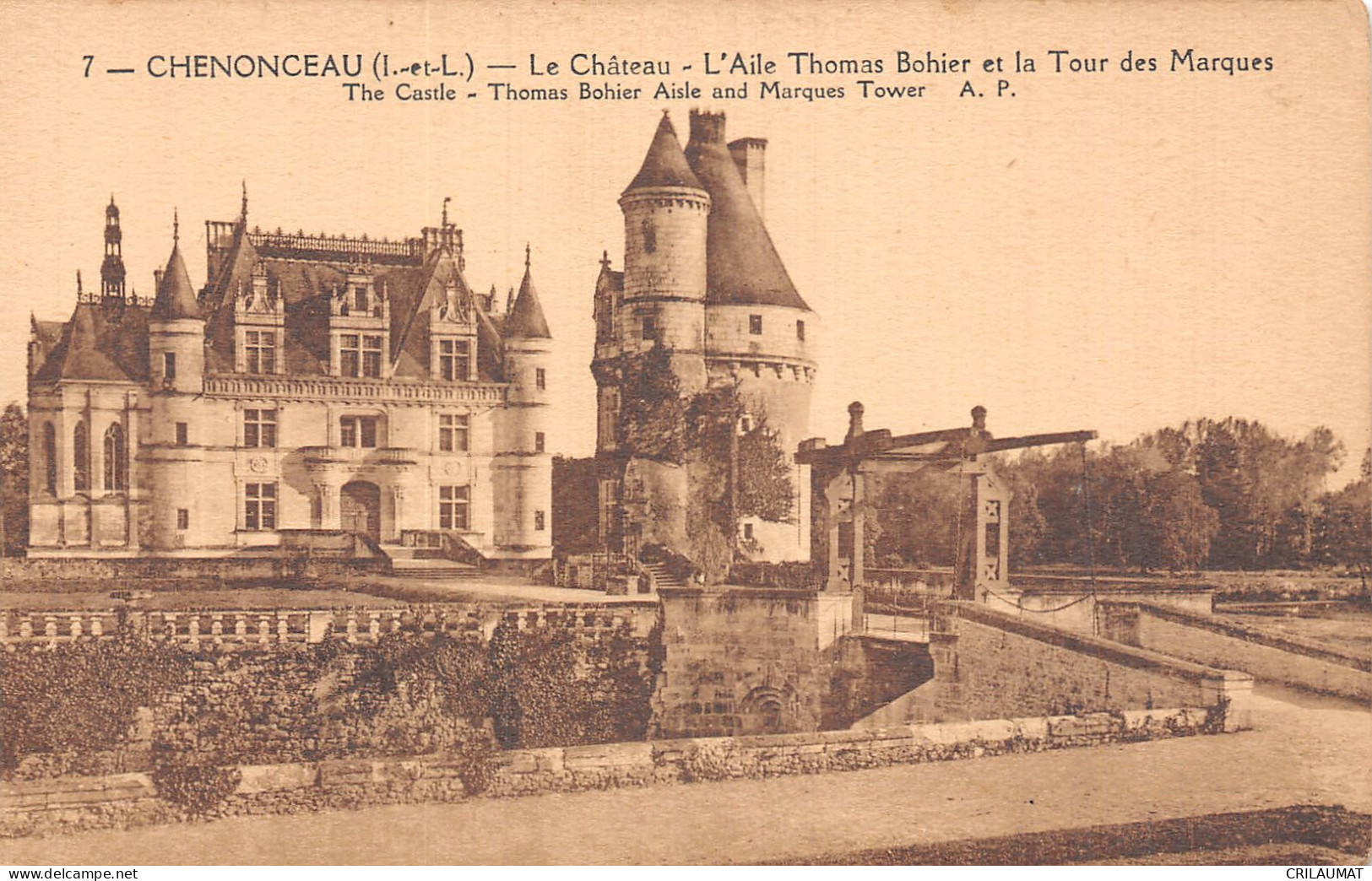 37-CHENONCEAUX-N°T5087-E/0215 - Chenonceaux