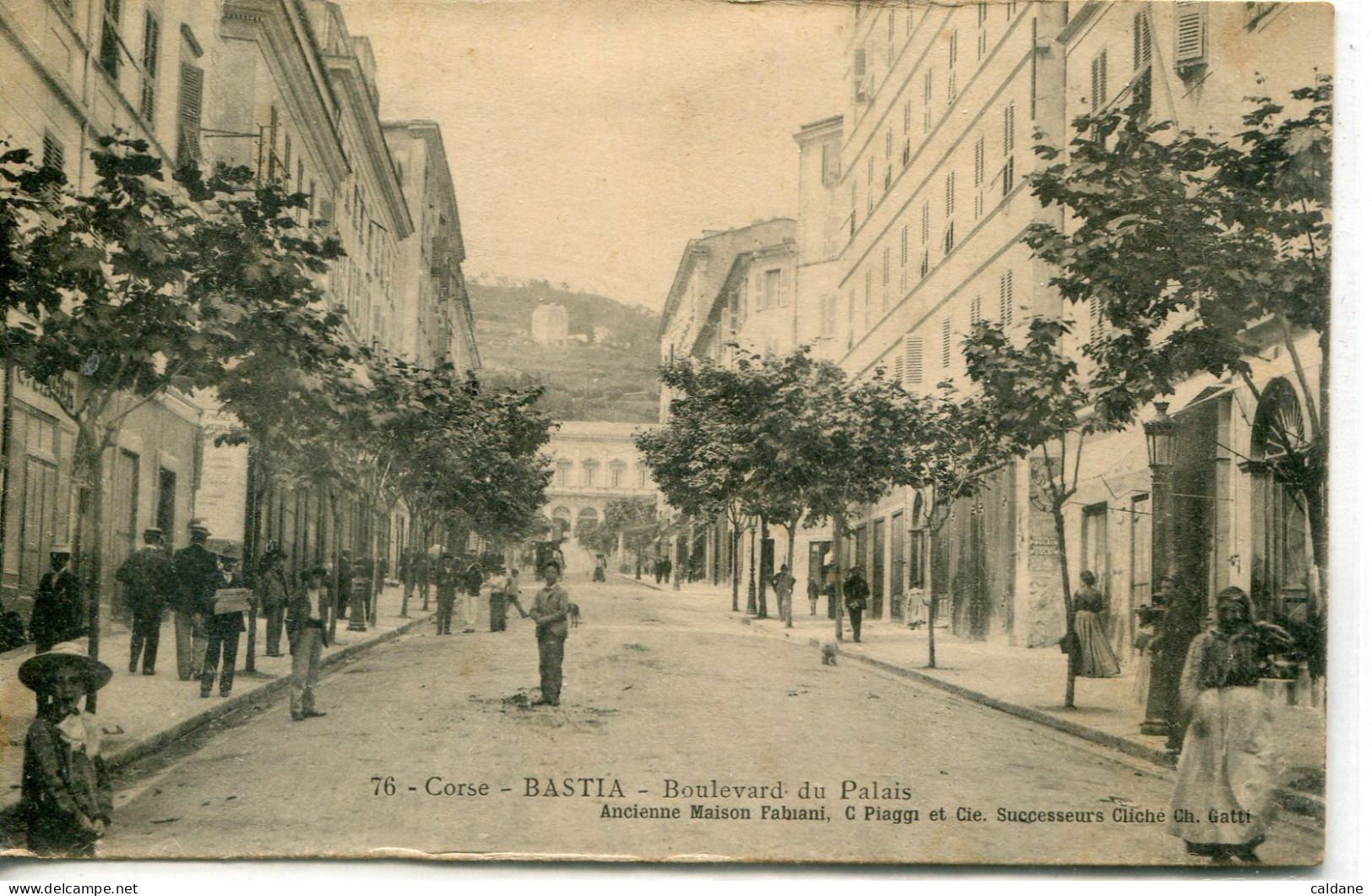 -2B-CORSE- BASTIA - Boulevard Du Palais - Bastia