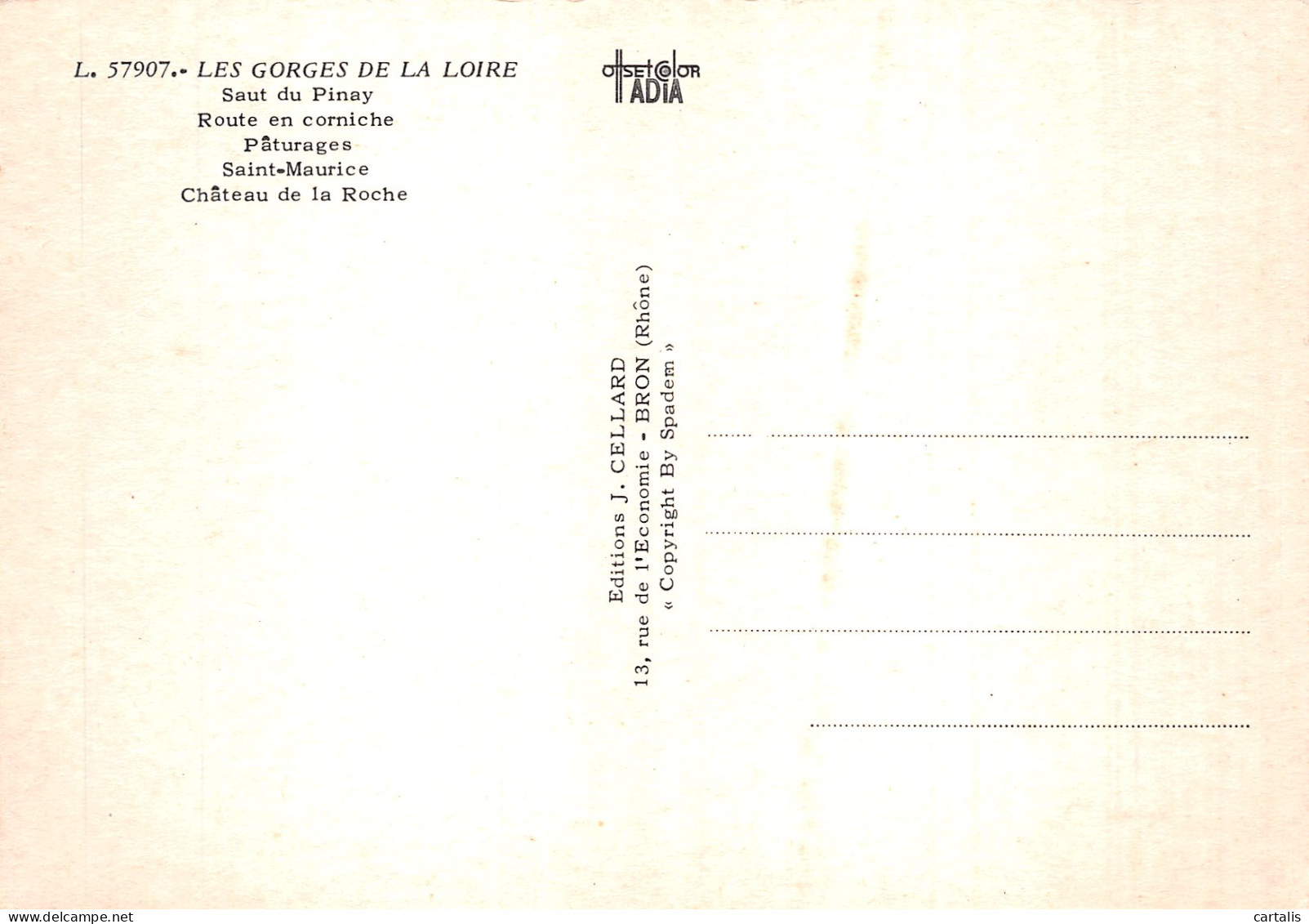 42-GORGES DE LA LOIRE-N° 4457-C/0157 - Other & Unclassified