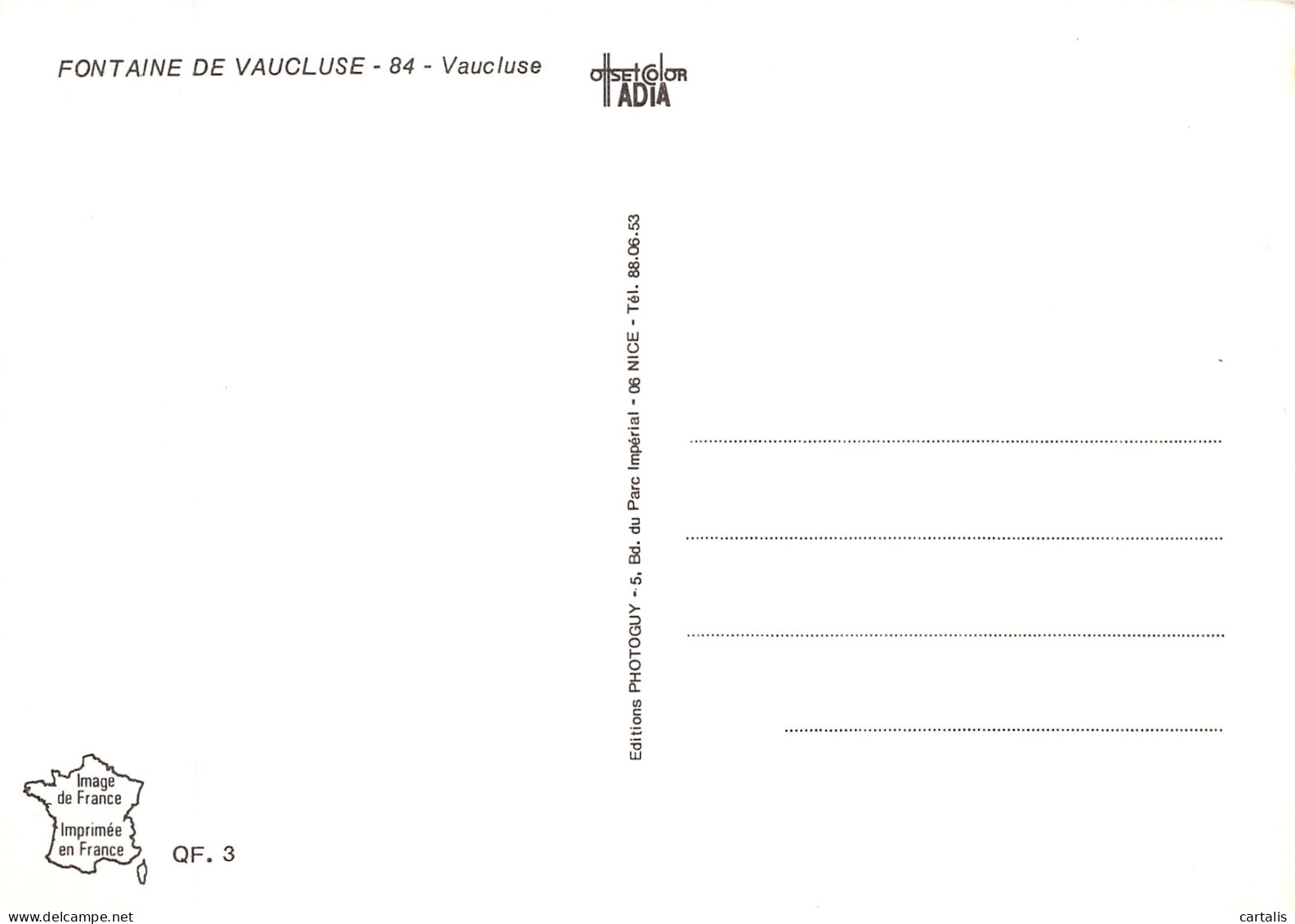 84-FONTAINE DE VAUCLUSE-N° 4457-B/0385 - Autres & Non Classés