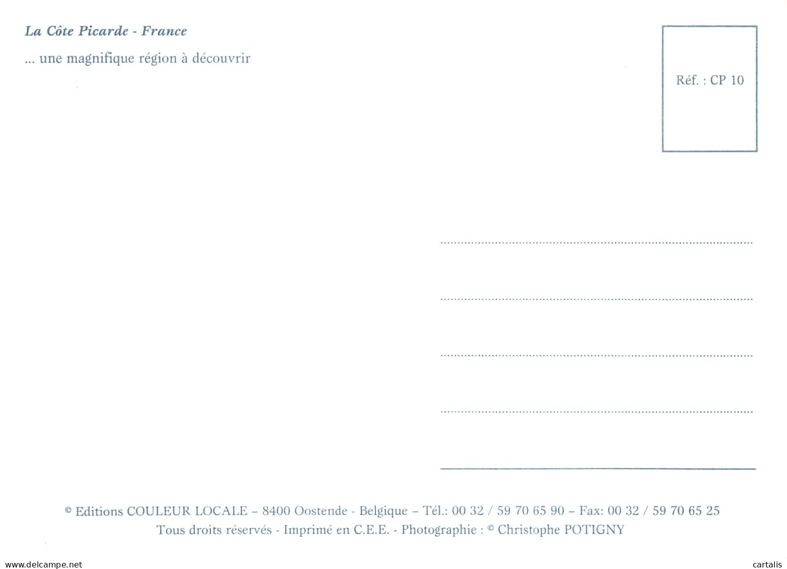 80-COTE PICARDE-N° 4457-B/0355 - Other & Unclassified