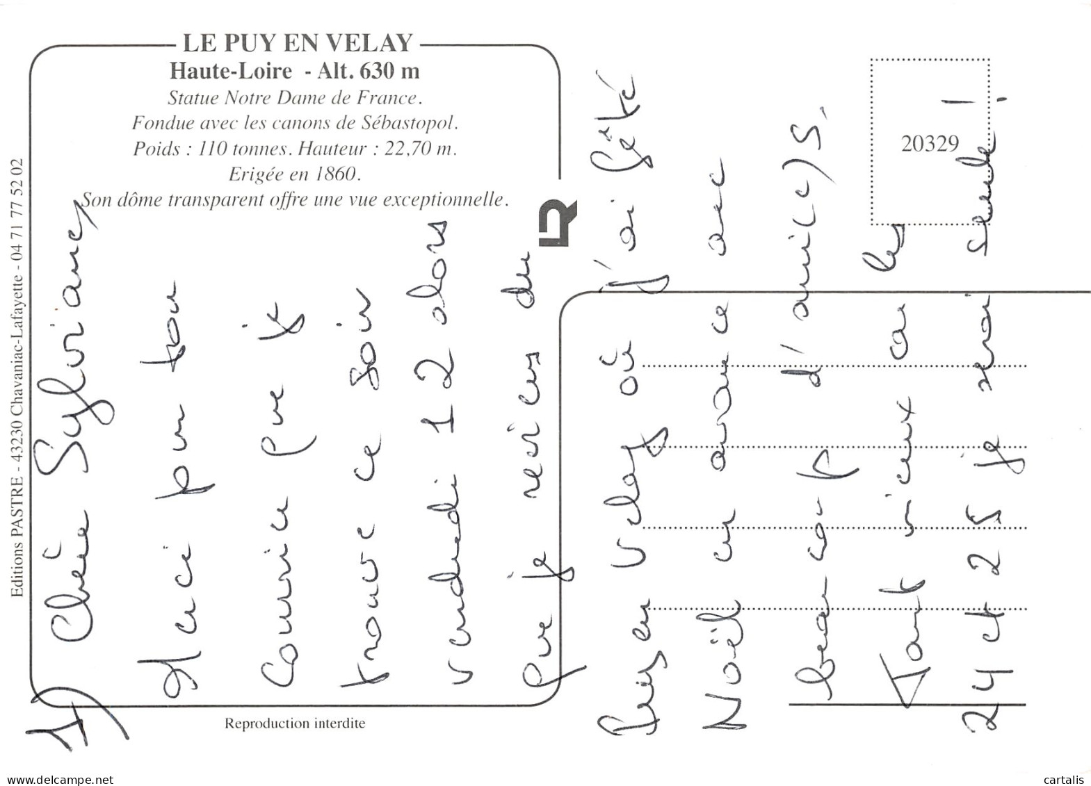 43-LE PUY EN VELAY-N° 4457-B/0185 - Le Puy En Velay