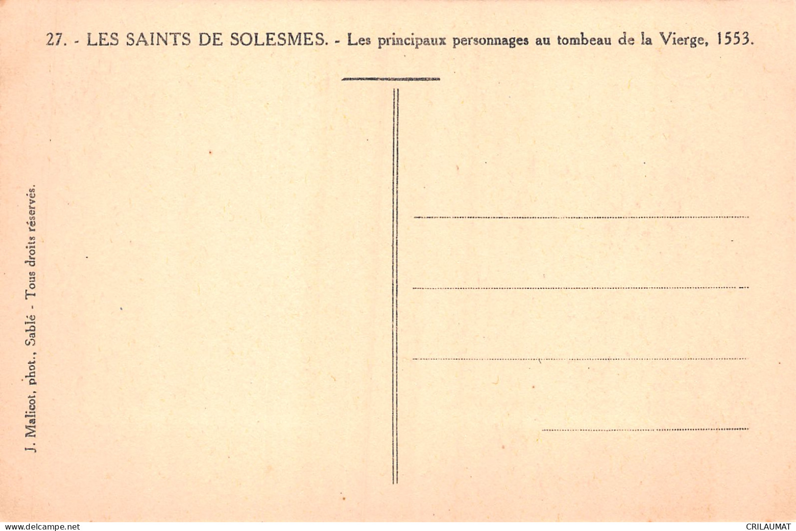 72-SOLESMES-N°T5087-H/0295 - Solesmes