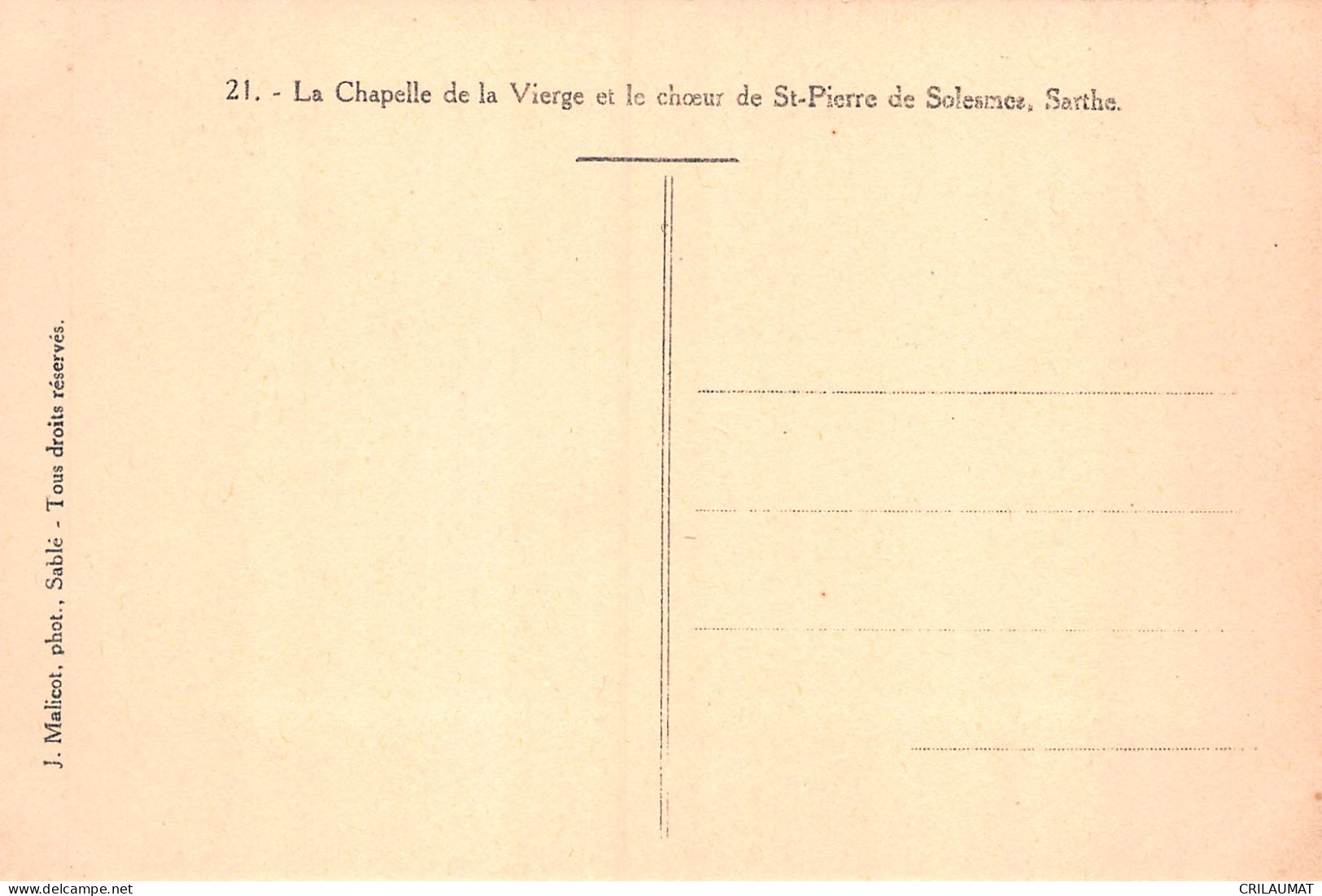 72-SOLESMES-N°T5087-H/0279 - Solesmes