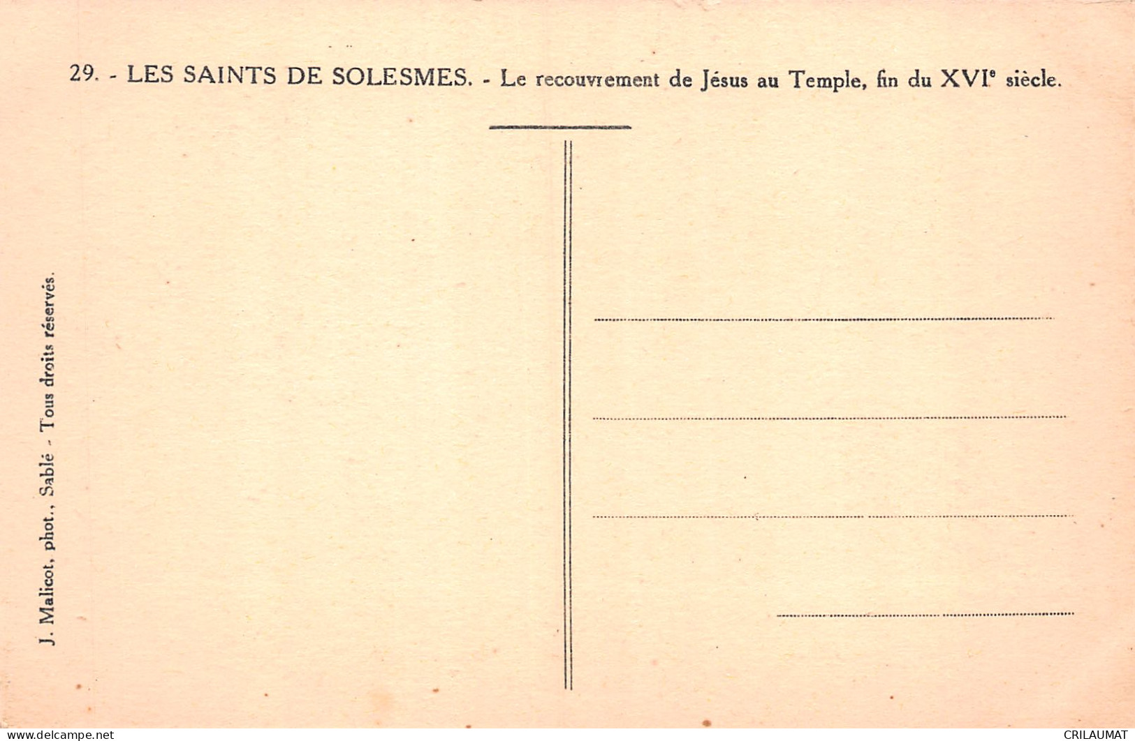 72-SOLESMES-N°T5087-H/0281 - Solesmes