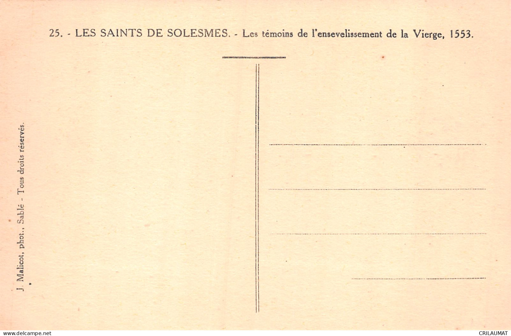 72-SOLESMES-N°T5087-H/0211 - Solesmes