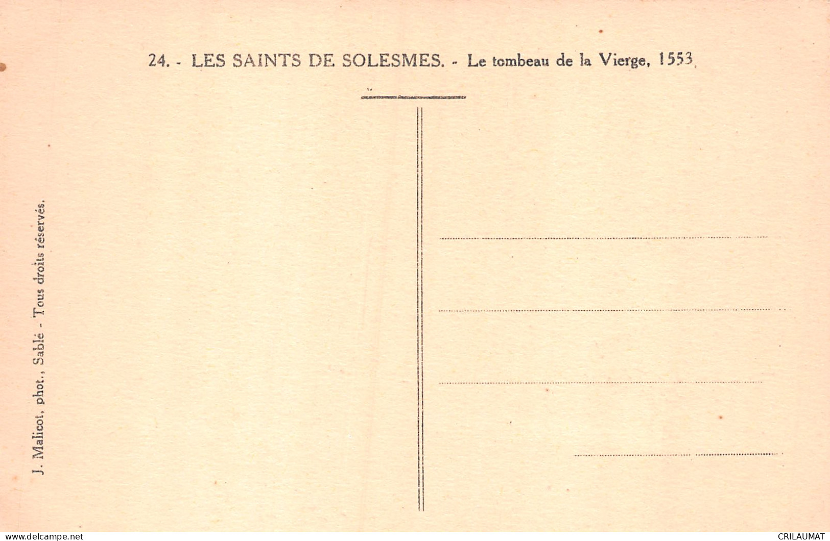 72-SOLESMES-N°T5087-H/0209 - Solesmes