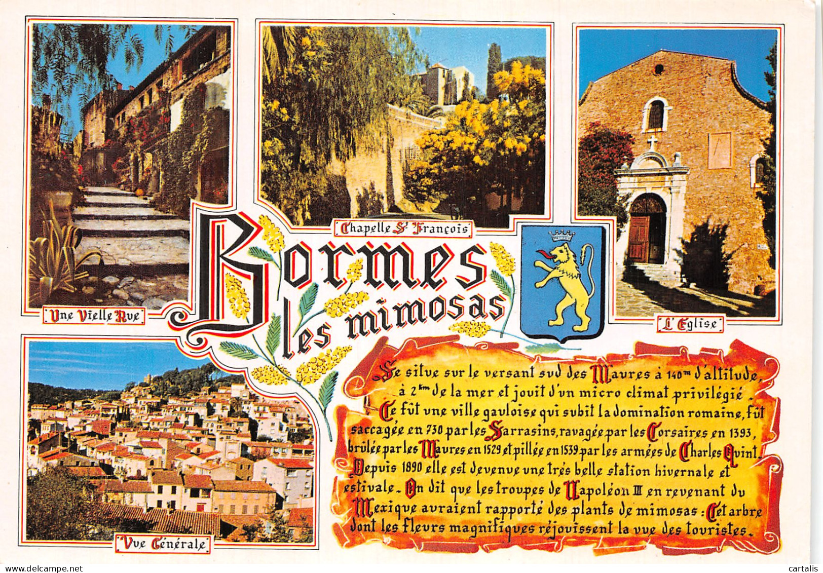 83-BORMES LES MIMOSAS-N° 4458-B/0307 - Bormes-les-Mimosas