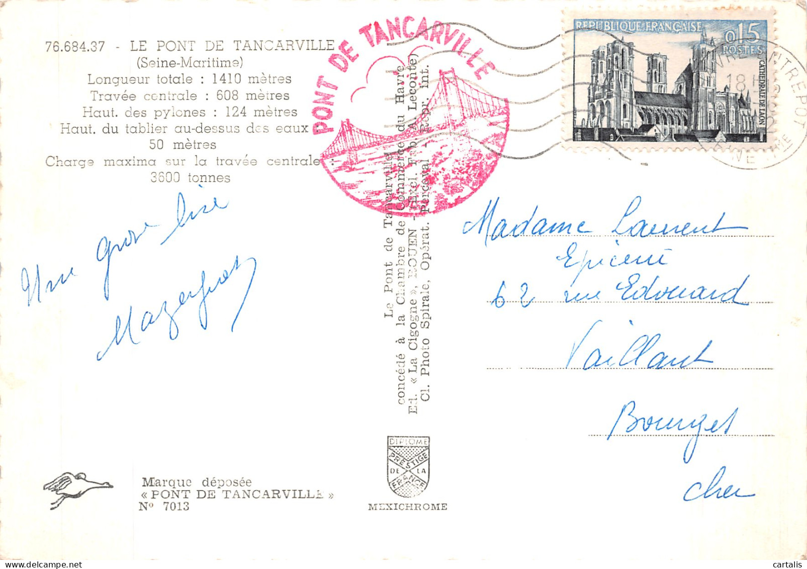 76-PONT DE TANCARVILE-N° 4458-B/0027 - Other & Unclassified