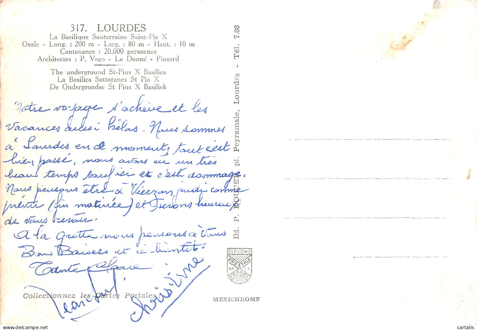 65-LOURDES-N° 4458-A/0247 - Lourdes