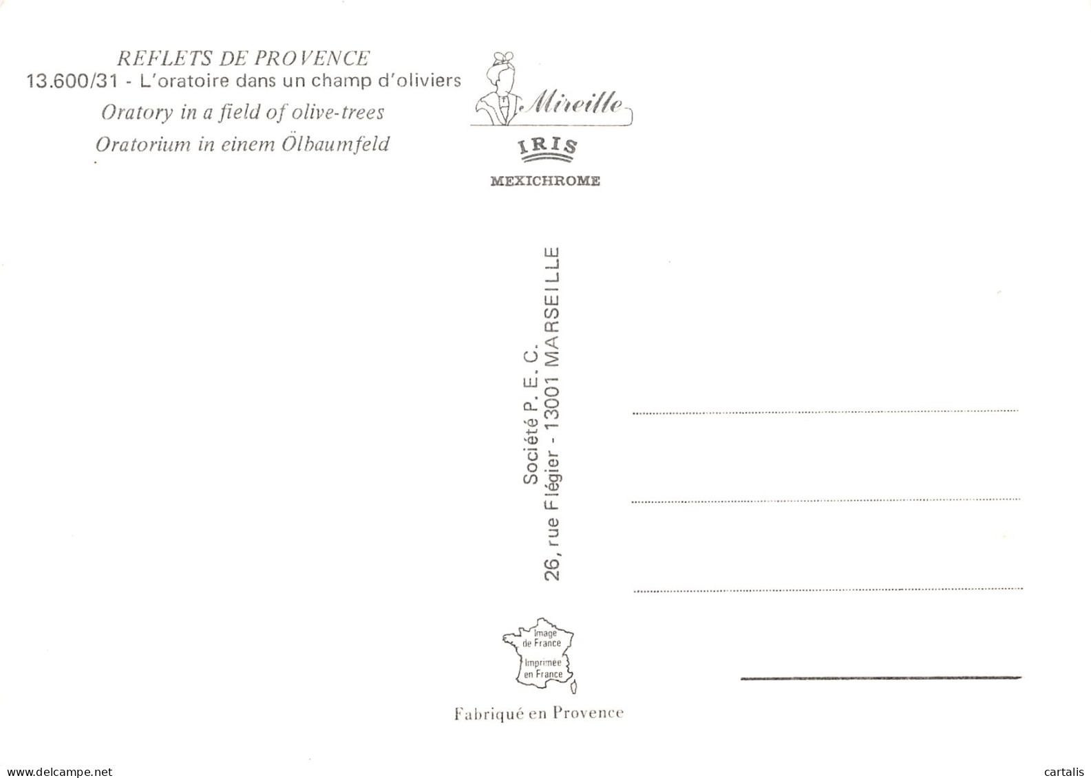 13-L ORATOIRE DANS UN CHAMP D OLIVIER-N° 4458-A/0115 - Sonstige & Ohne Zuordnung