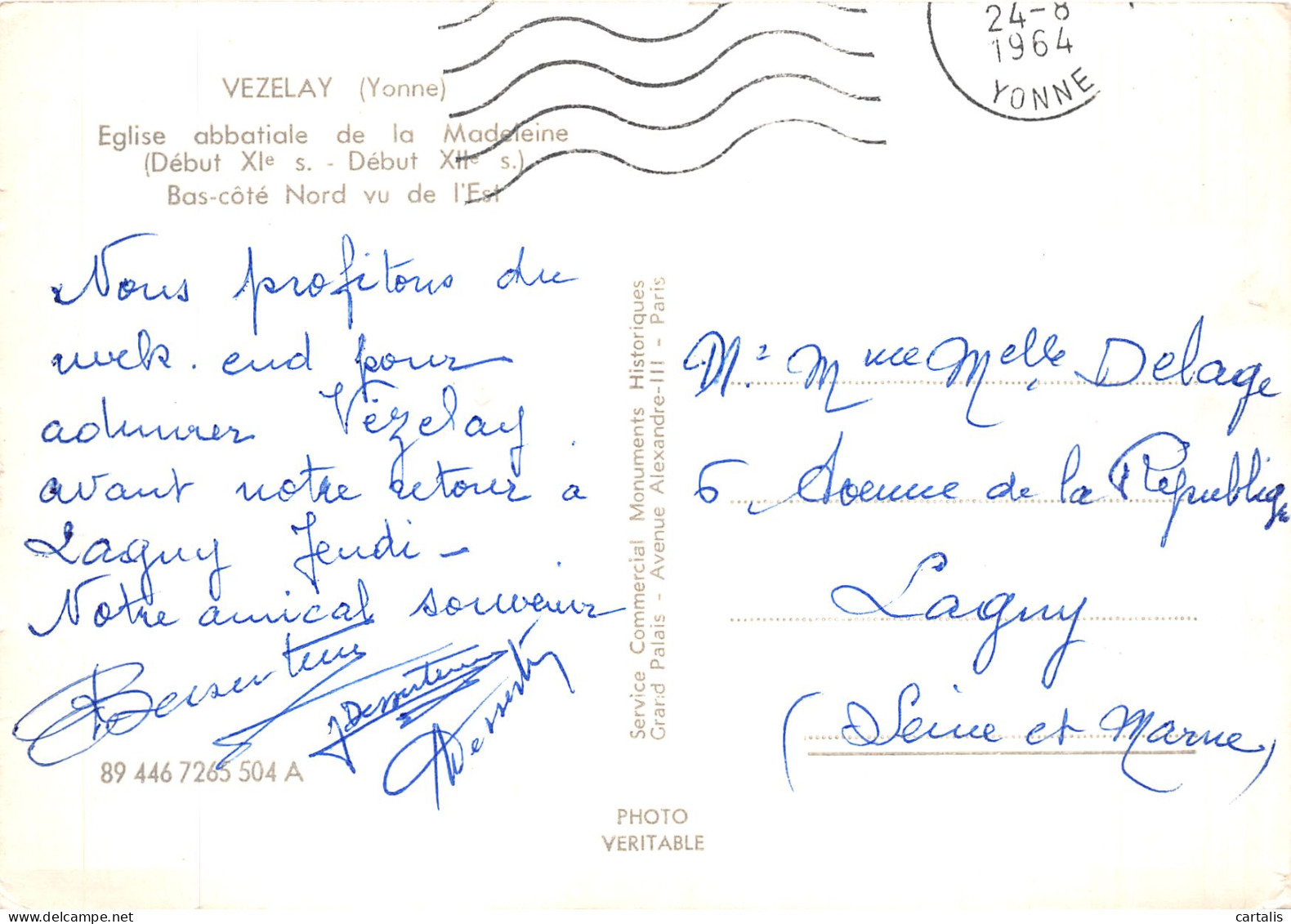 89-VEZELAY-N° 4458-A/0071 - Vezelay
