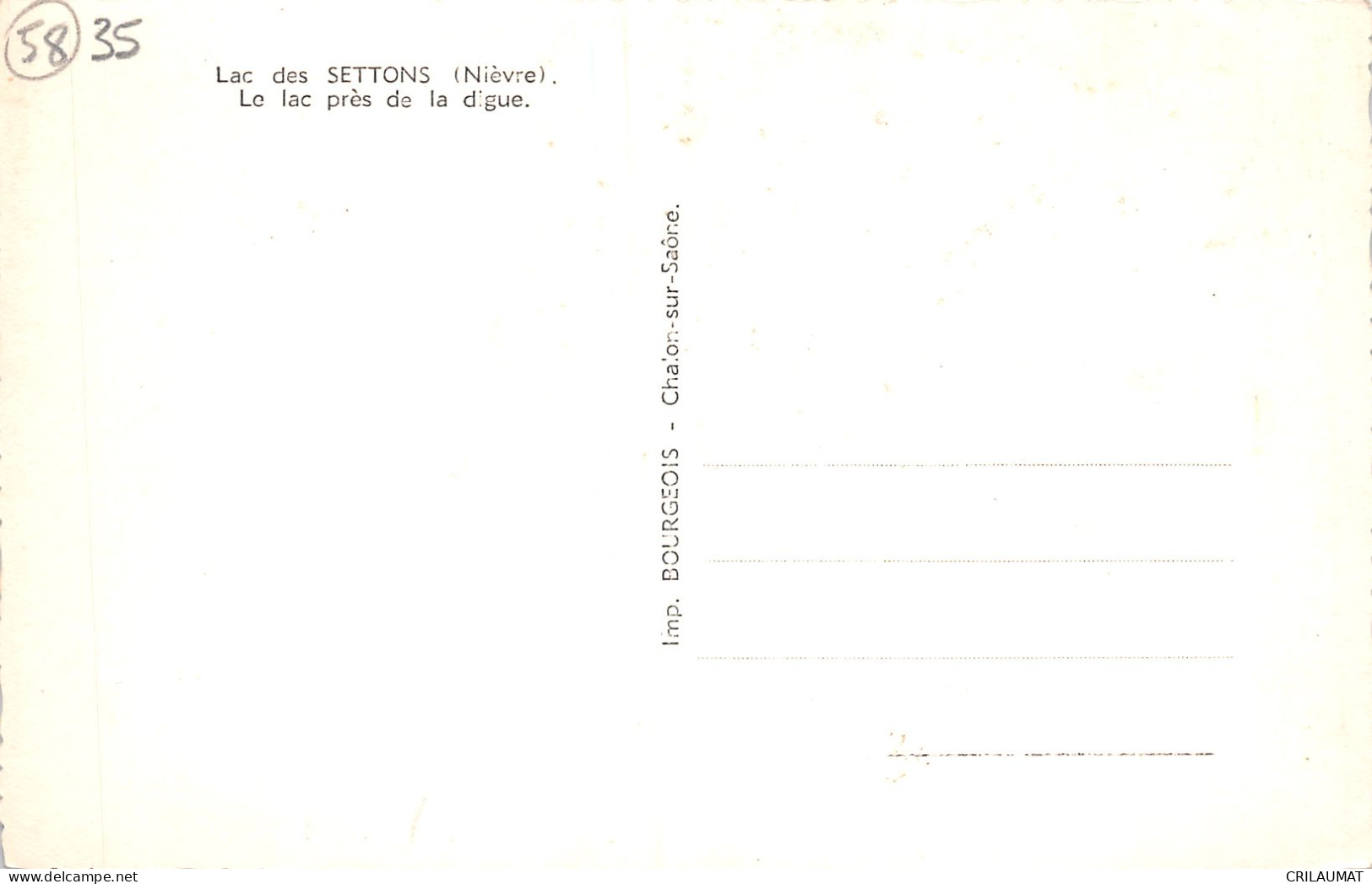 58-SETTONS-N°T5088-E/0049 - Sonstige & Ohne Zuordnung