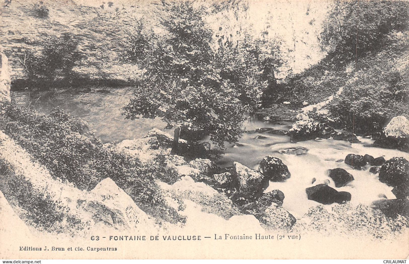 84-FONTAINE DE VAUCLUSE LA FONTAINE HAUTE-N°T5088-C/0159 - Sonstige & Ohne Zuordnung