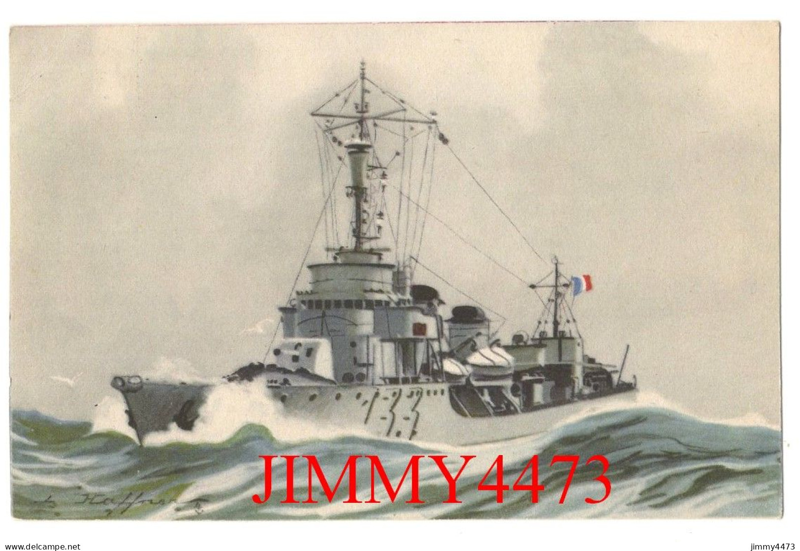 CPA - Torpilleur " Bombarde " - Lancé En 1935 ( Texte Au Dos ) - Coll De La Ligue Maritime Et Coloniale - Warships