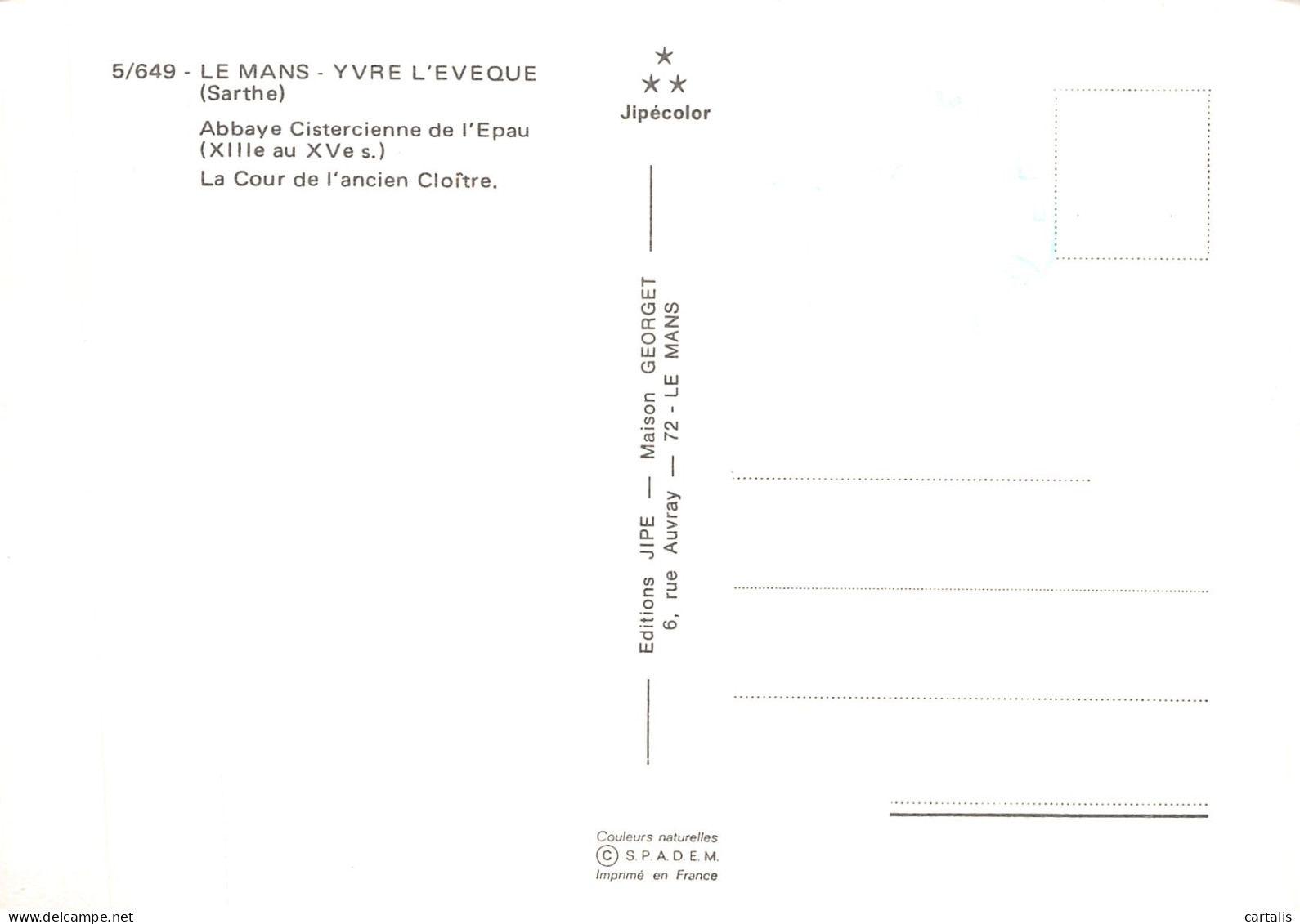 72-YVRE L EVEQUE-N° 4458-D/0161 - Sonstige & Ohne Zuordnung