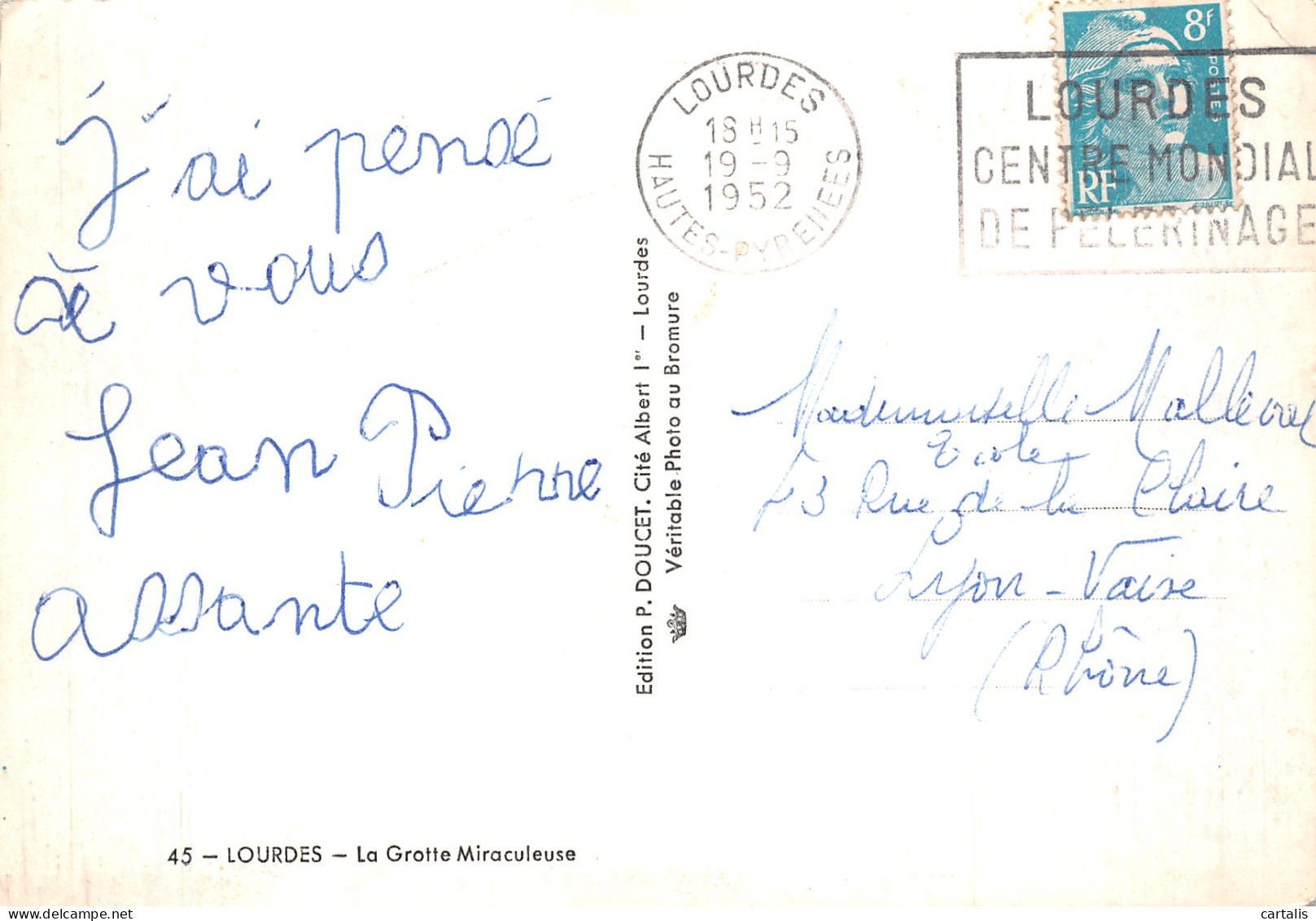 65-LOURDES-N° 4458-D/0143 - Lourdes