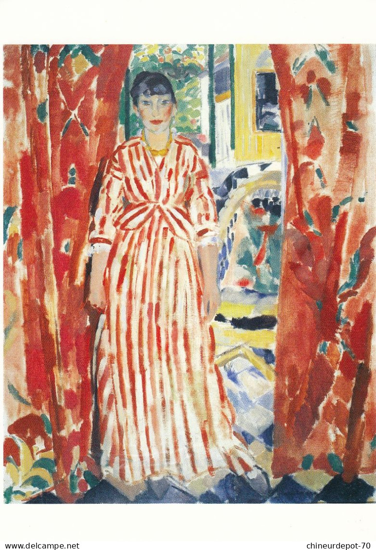 PEINTURE     RIK WOUTERS   LES RIDEAUX ROUGES - Schilderijen