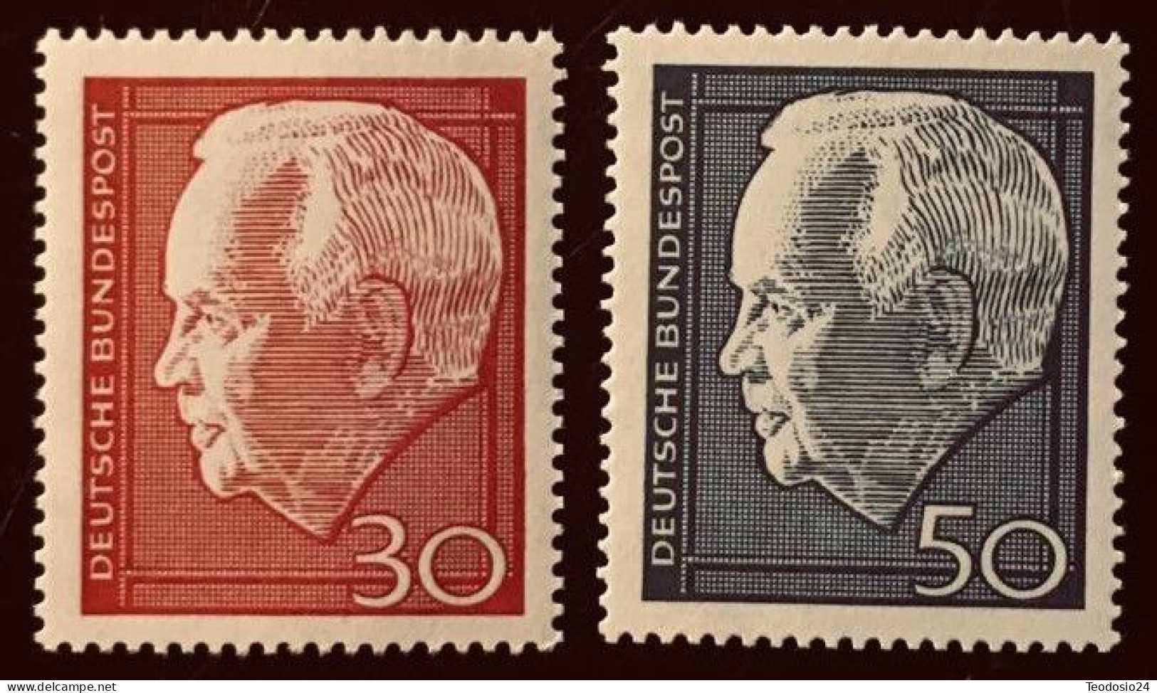 Alemania 1967. Mi 542-543 ** - Unused Stamps
