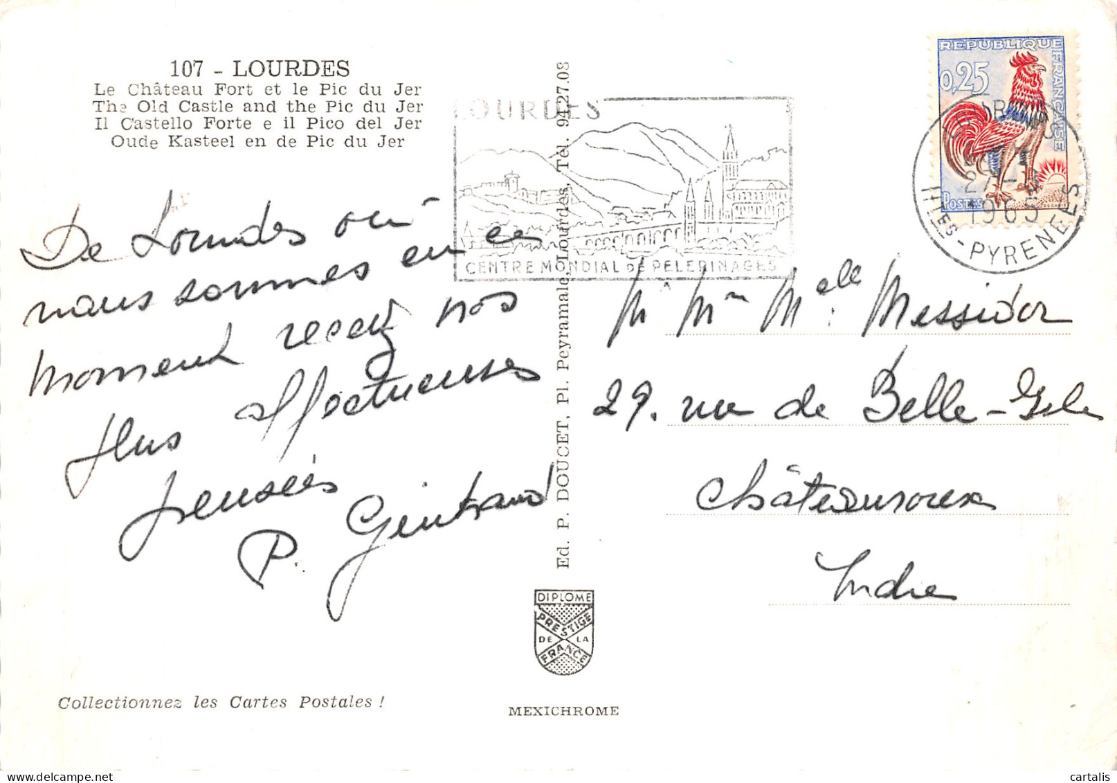 65-LOURDES-N° 4458-C/0265 - Lourdes