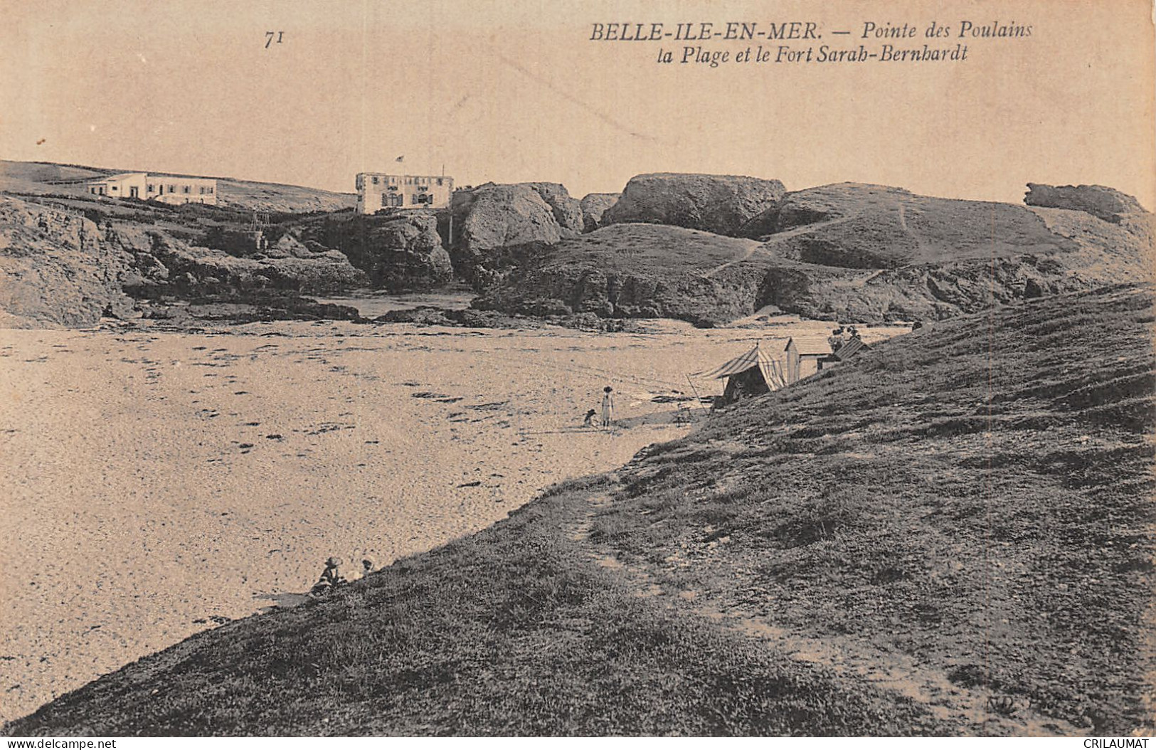 56-BELLE ILE EN MER-N°T5088-G/0109 - Belle Ile En Mer