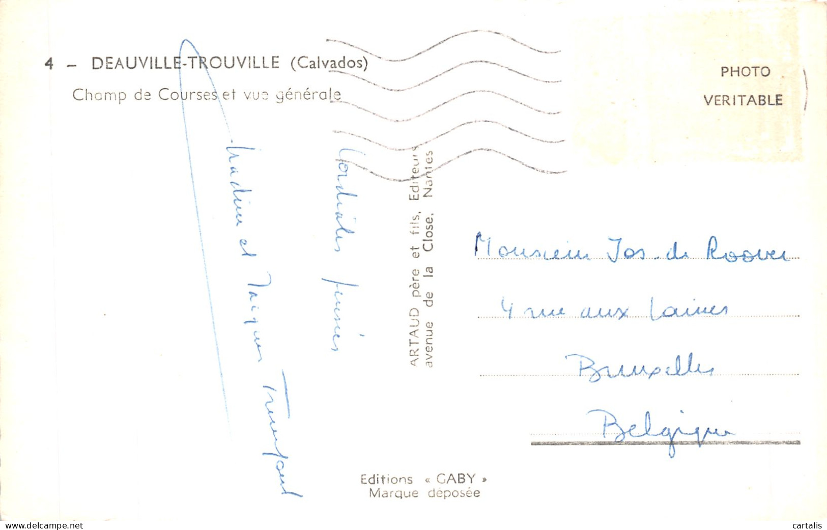 14-DEAUVILLE TROUVILLE-N°4459-C/0097 - Deauville