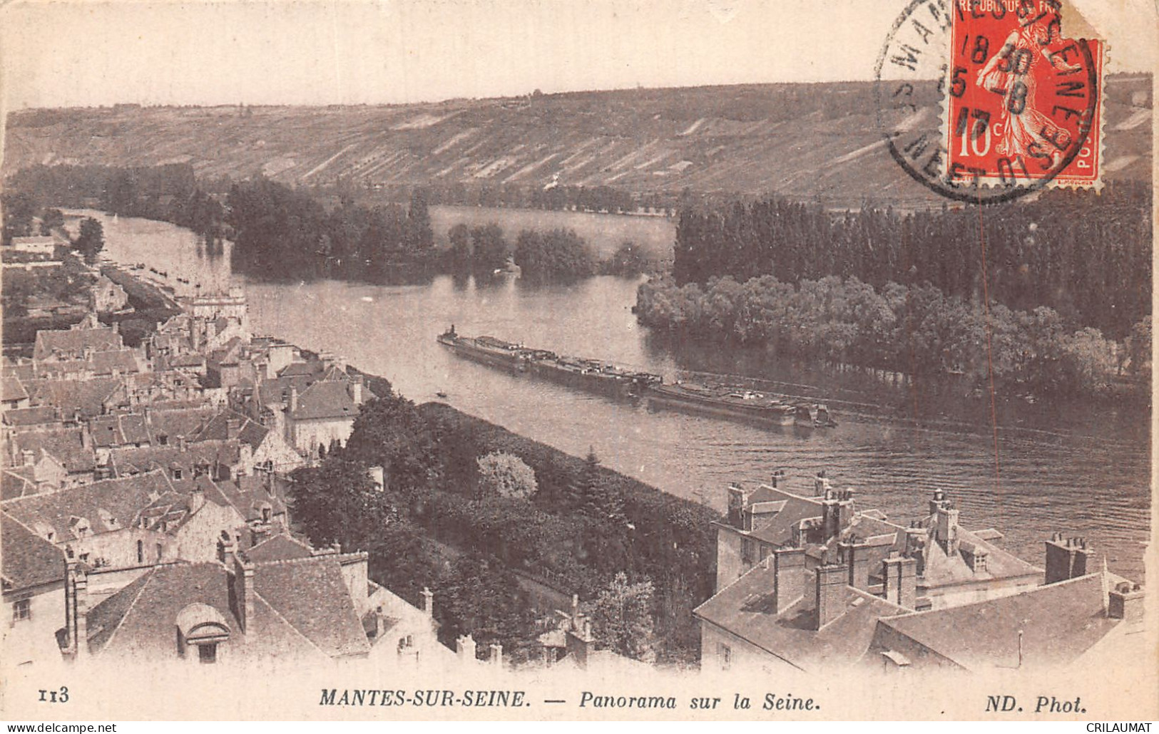 78-MANTES SUR SEINE-N°T5089-B/0017 - Mantes La Ville