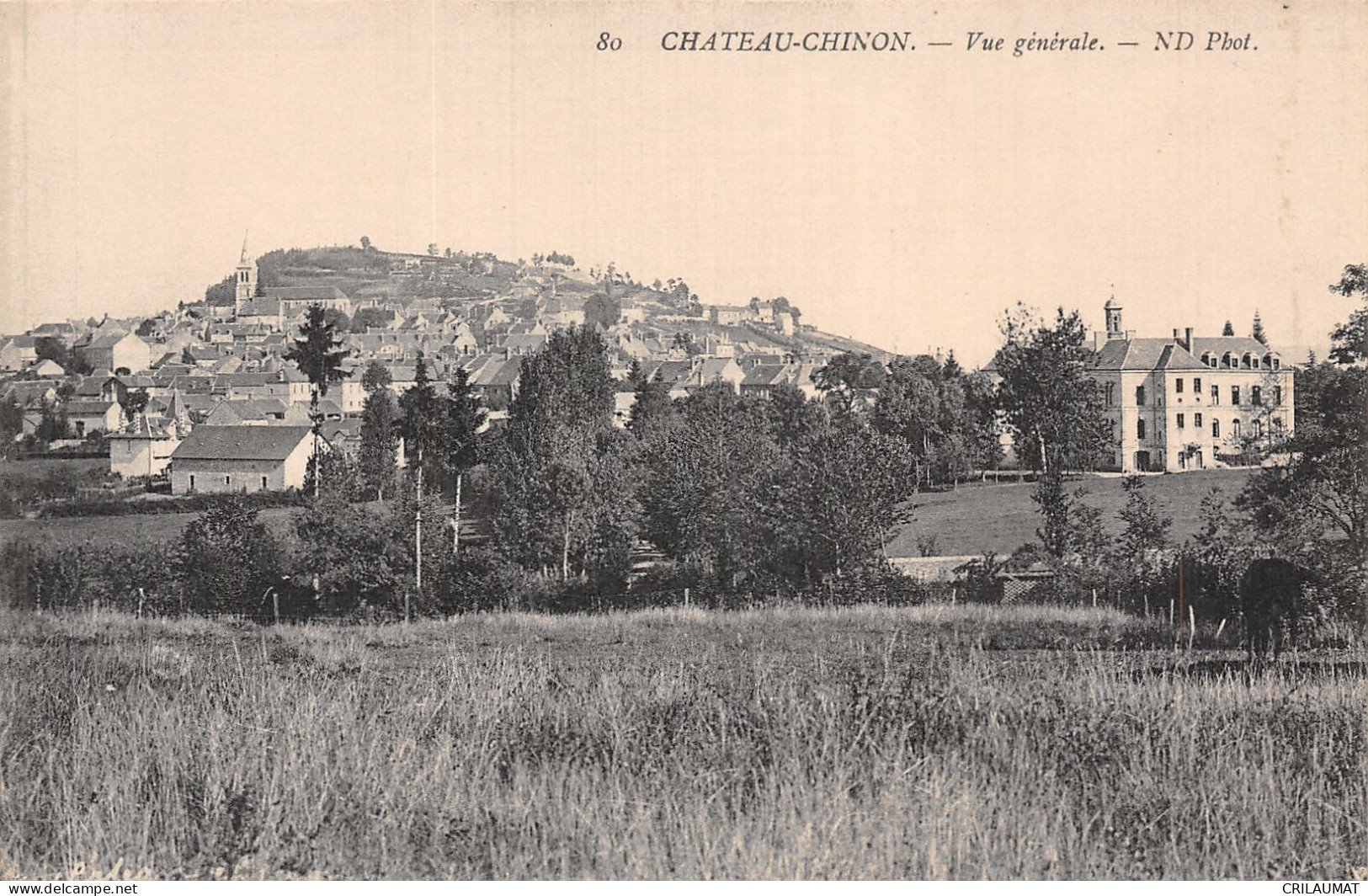 58-CHATEAU CHINON-N°T5089-A/0137 - Chateau Chinon