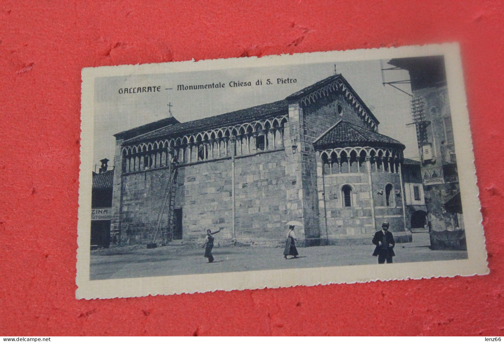 Varese Gallarate Chiesa S. Pietro 1914 Ed. Checchi - Varese