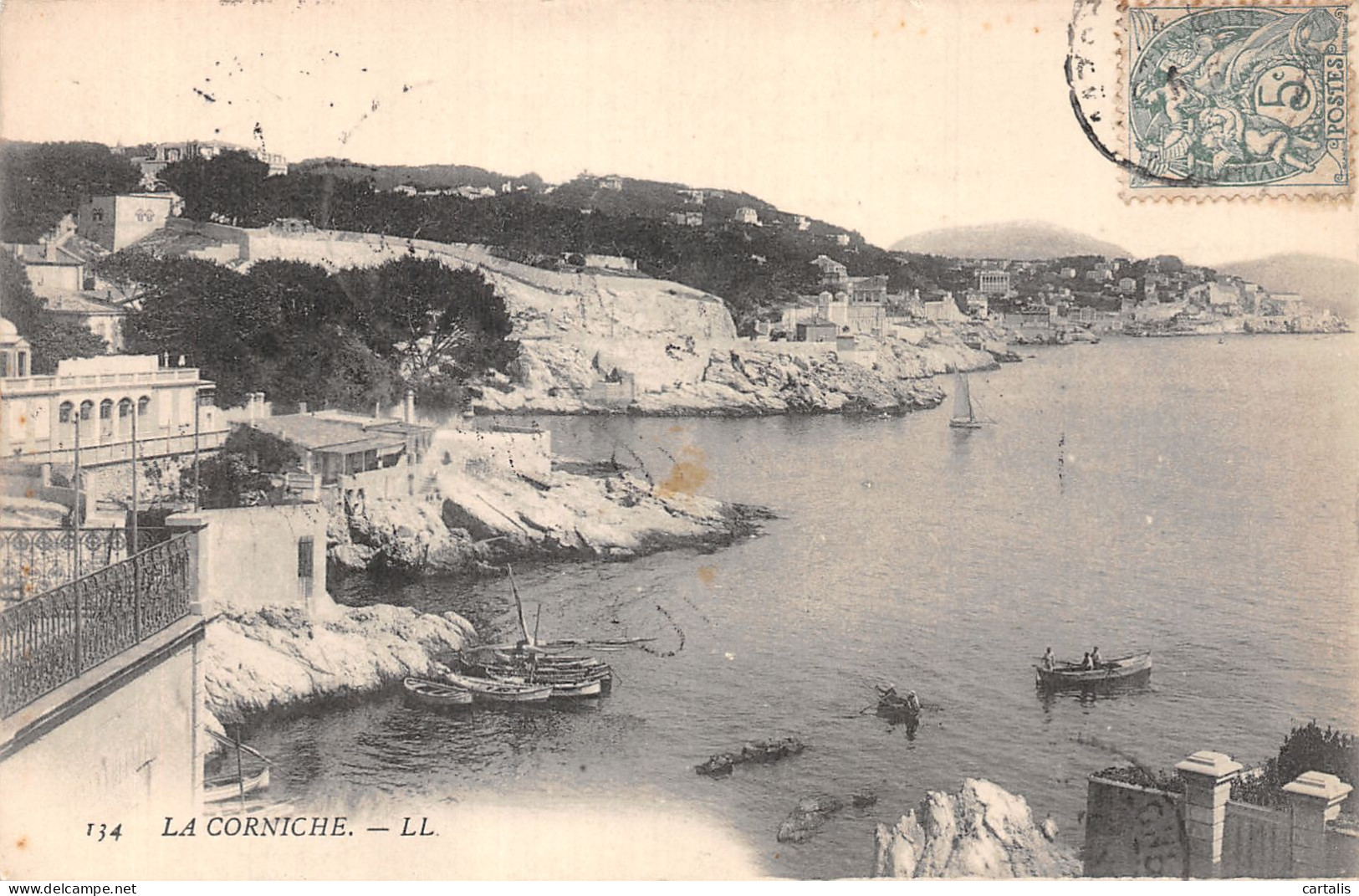 06-LA CORNICHE-N°4459-D/0389 - Endoume, Roucas, Corniche, Spiaggia