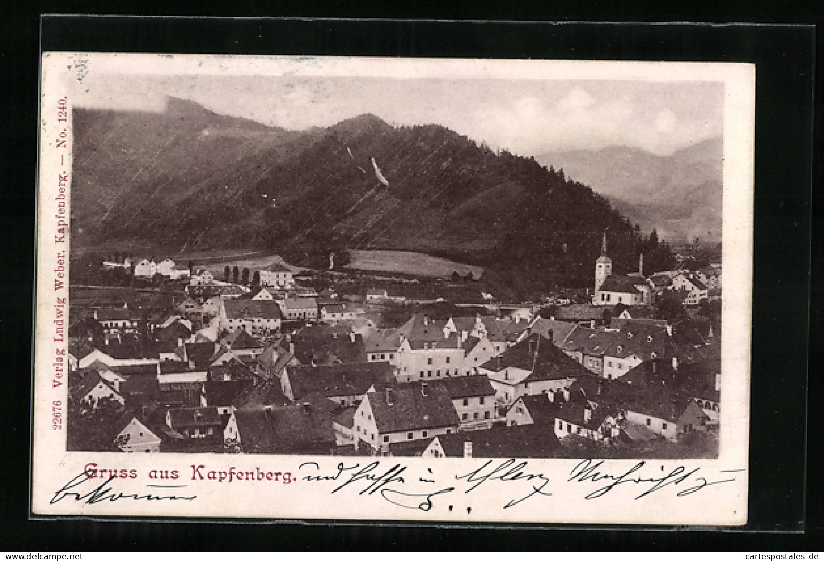 AK Kapfenberg, Ortsansicht Gegen Hügelkette  - Sonstige & Ohne Zuordnung