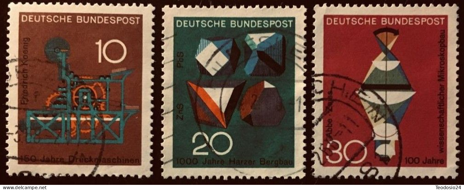 Alemania 1968. Mi 546-548 - Used Stamps