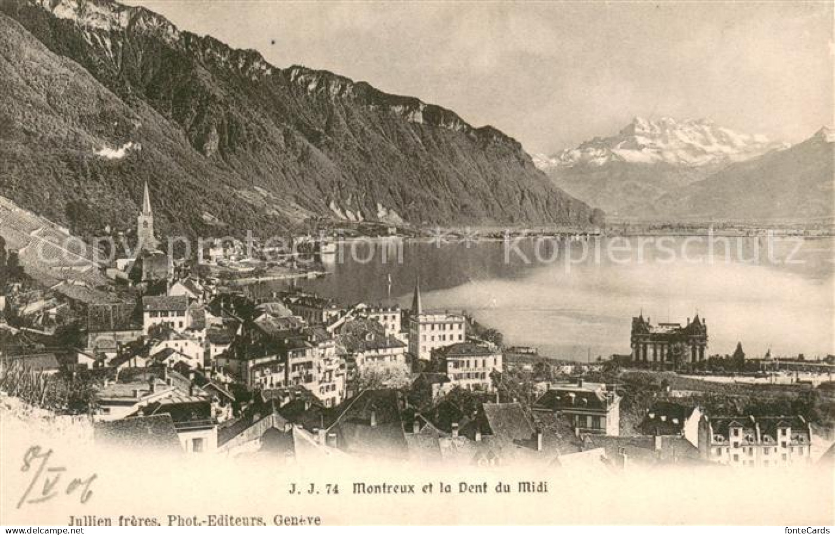 13715885 Montreux  VD Et La Dent Du Midi  - Other & Unclassified