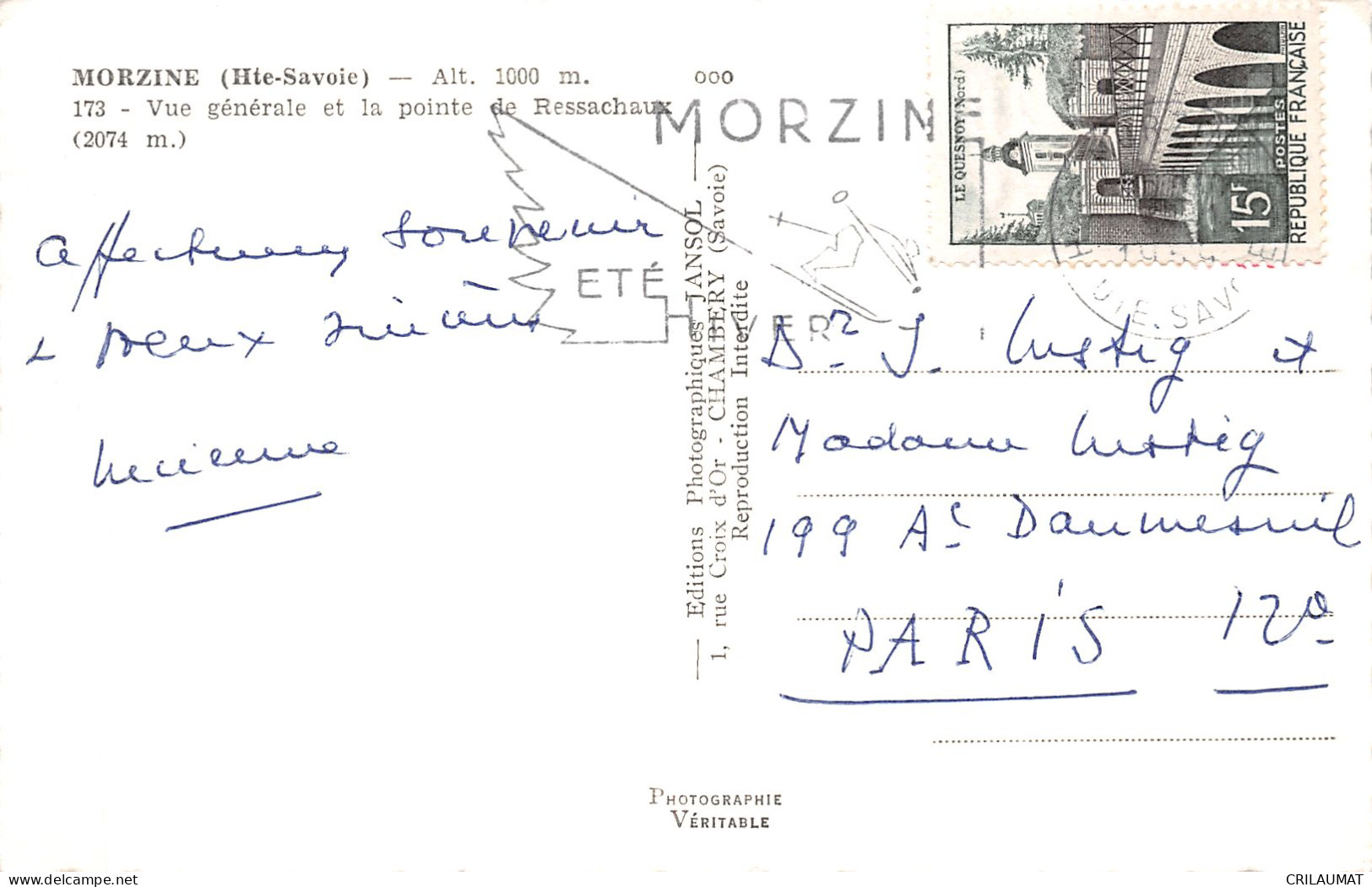 74-MORZINE-N°T5089-F/0315 - Morzine