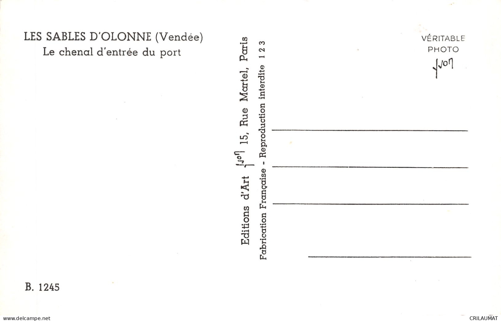 85-LES SABLES D OLONNE-N°T5090-A/0385 - Sables D'Olonne