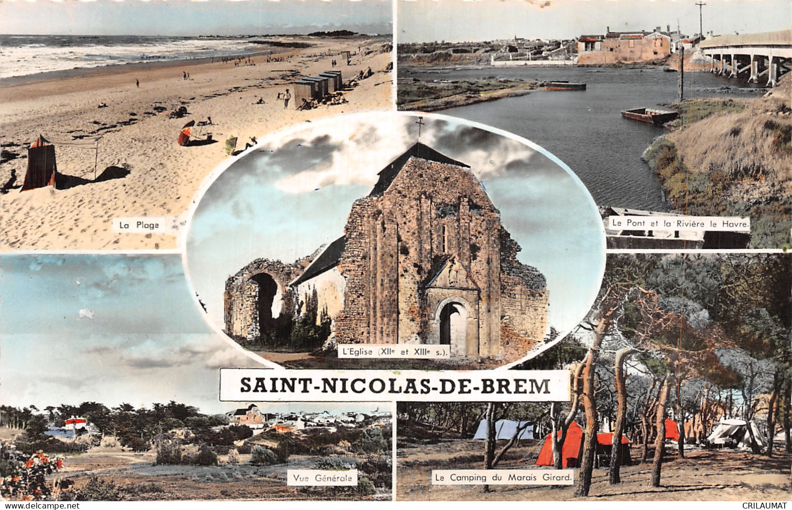 85-SAINT NICOLAS DE BREM-N°T5090-A/0369 - Other & Unclassified