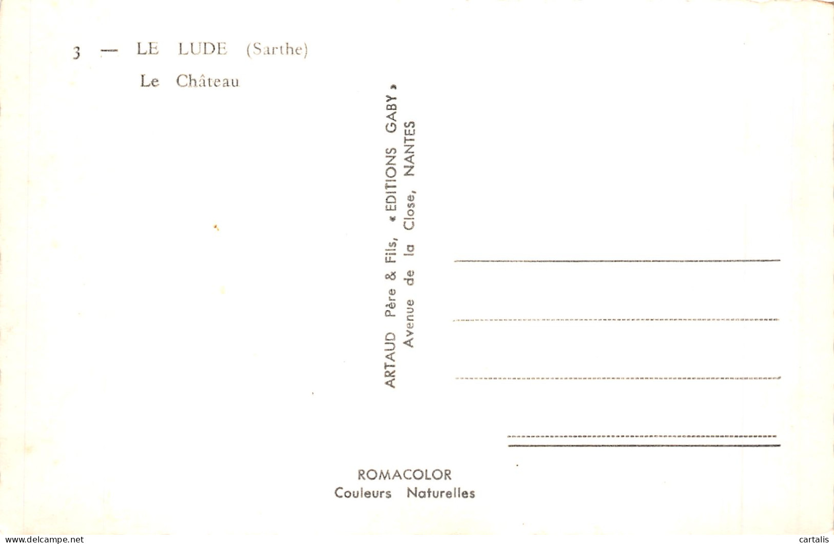 72-LE LUDE-N°4460-C/0007 - Other & Unclassified