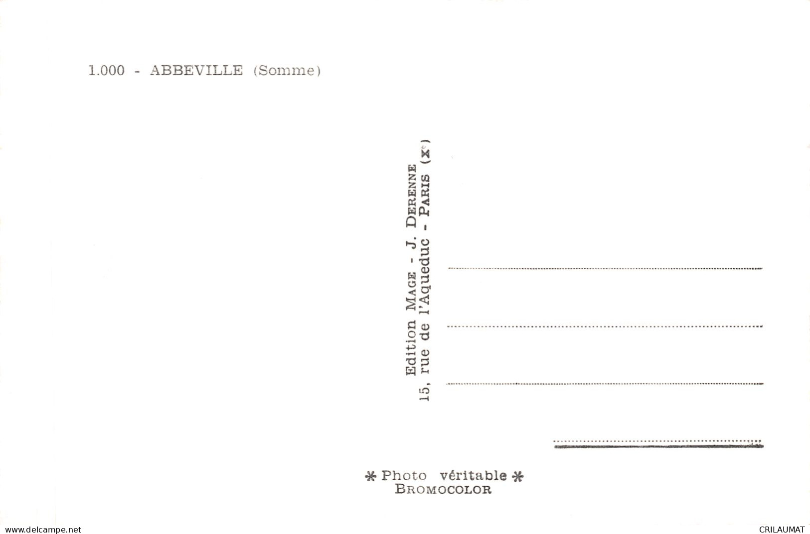 80-ABBEVILLE-N°T5090-A/0303 - Abbeville