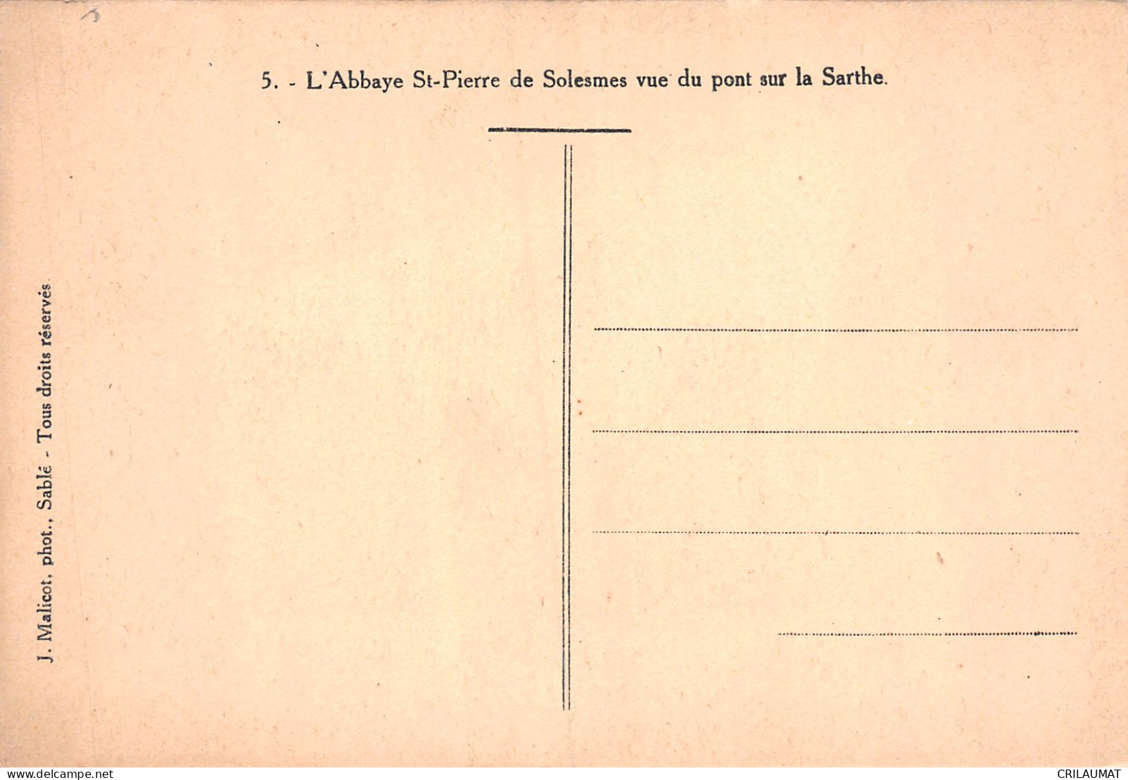 72-SOLESMES-N°T5090-A/0067 - Solesmes