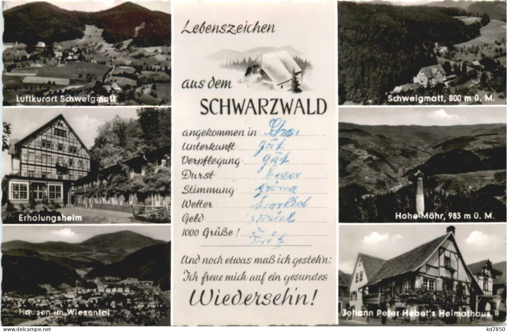 Schwarzwald Wiesental - Lörrach
