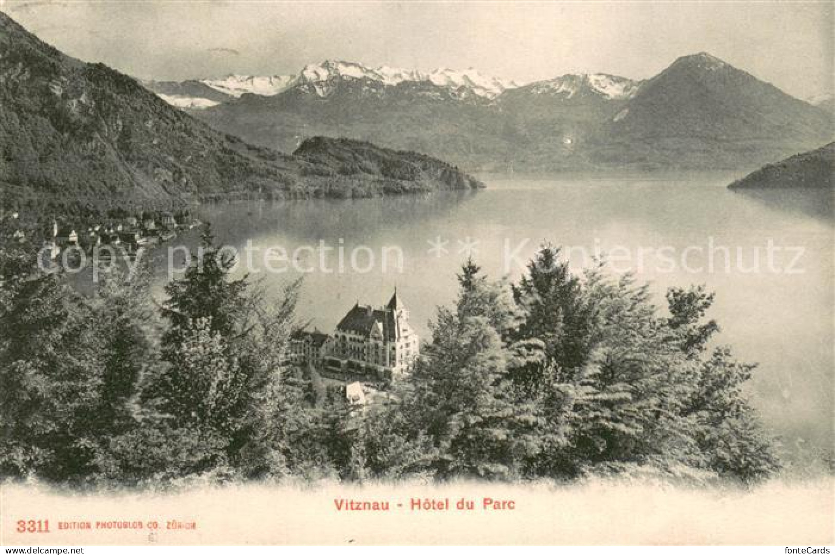 13709935 Vitznau Witznau Vierwaldstaettersee LU Hôtel Du Parc Alpen  - Otros & Sin Clasificación