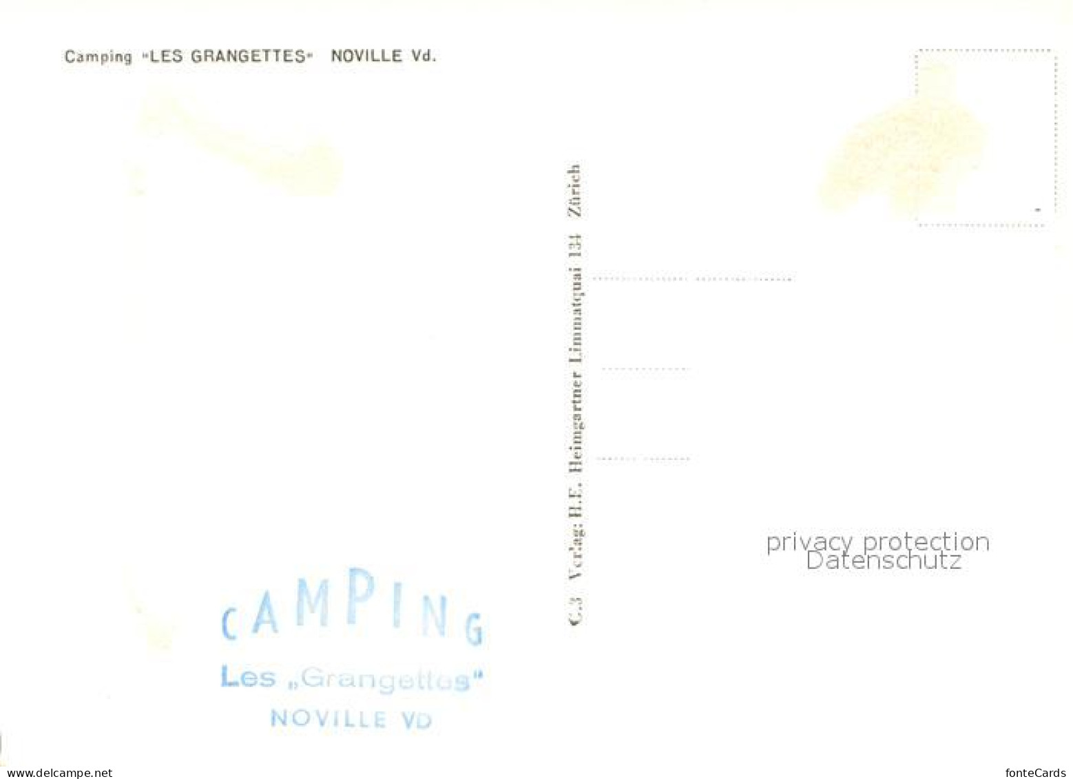 13709705 Noville VD Camping Les Grangettes Fliegeraufnahme  - Other & Unclassified