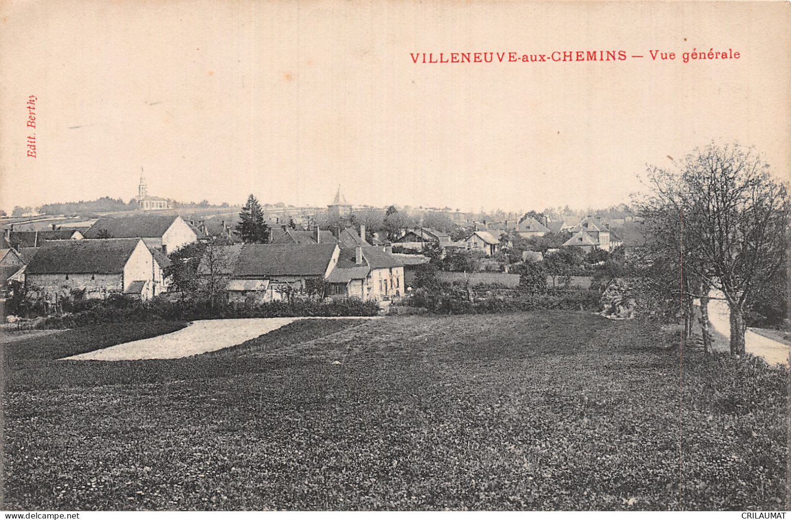 10-VILLENEUVE AUX CHEMINS-N°T5090-C/0285 - Andere & Zonder Classificatie